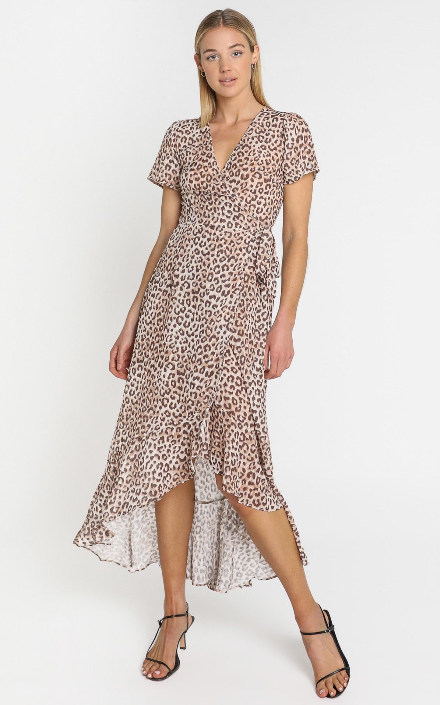 Malika Dress in Leopard Print