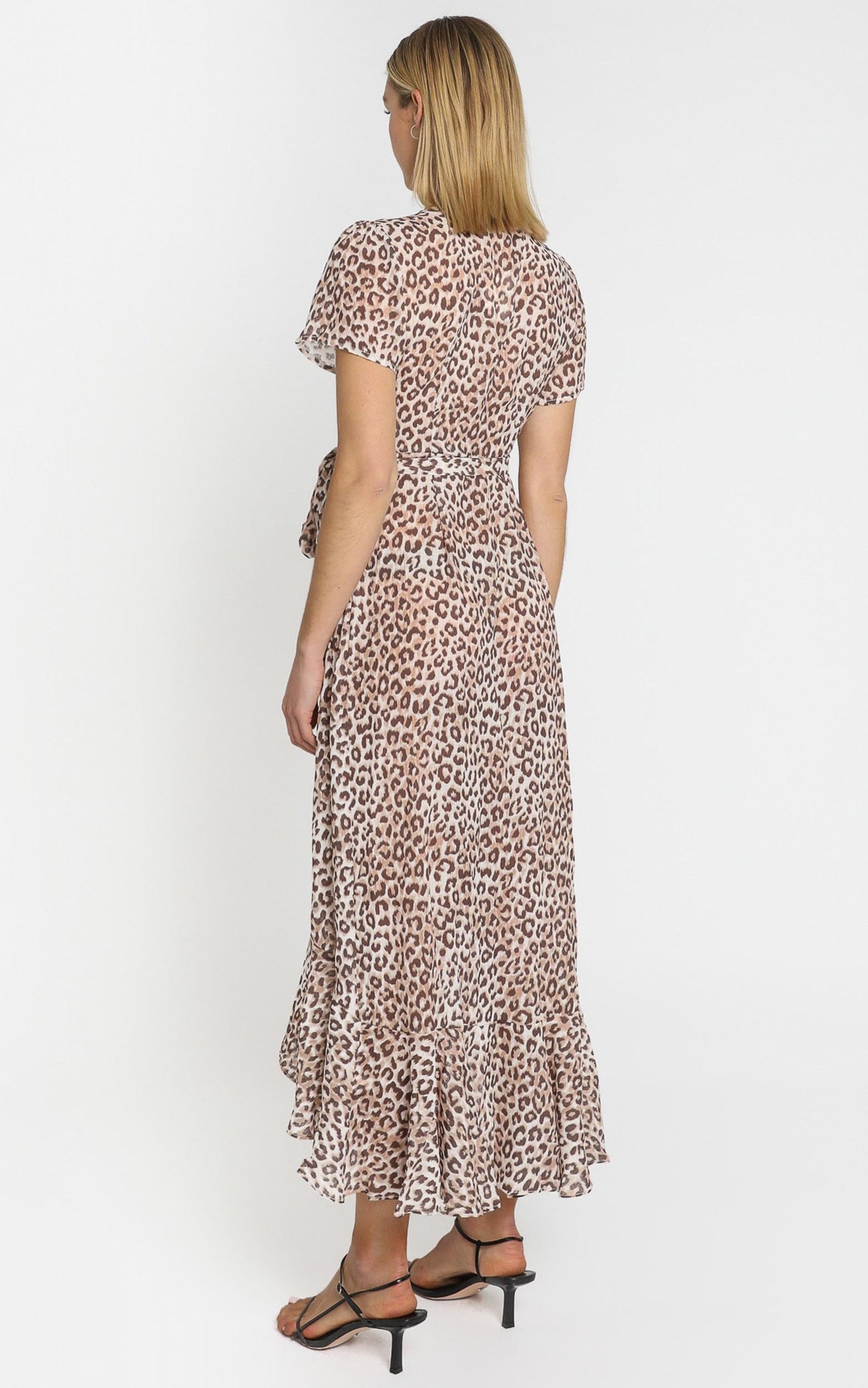 Malika Dress in Leopard Print