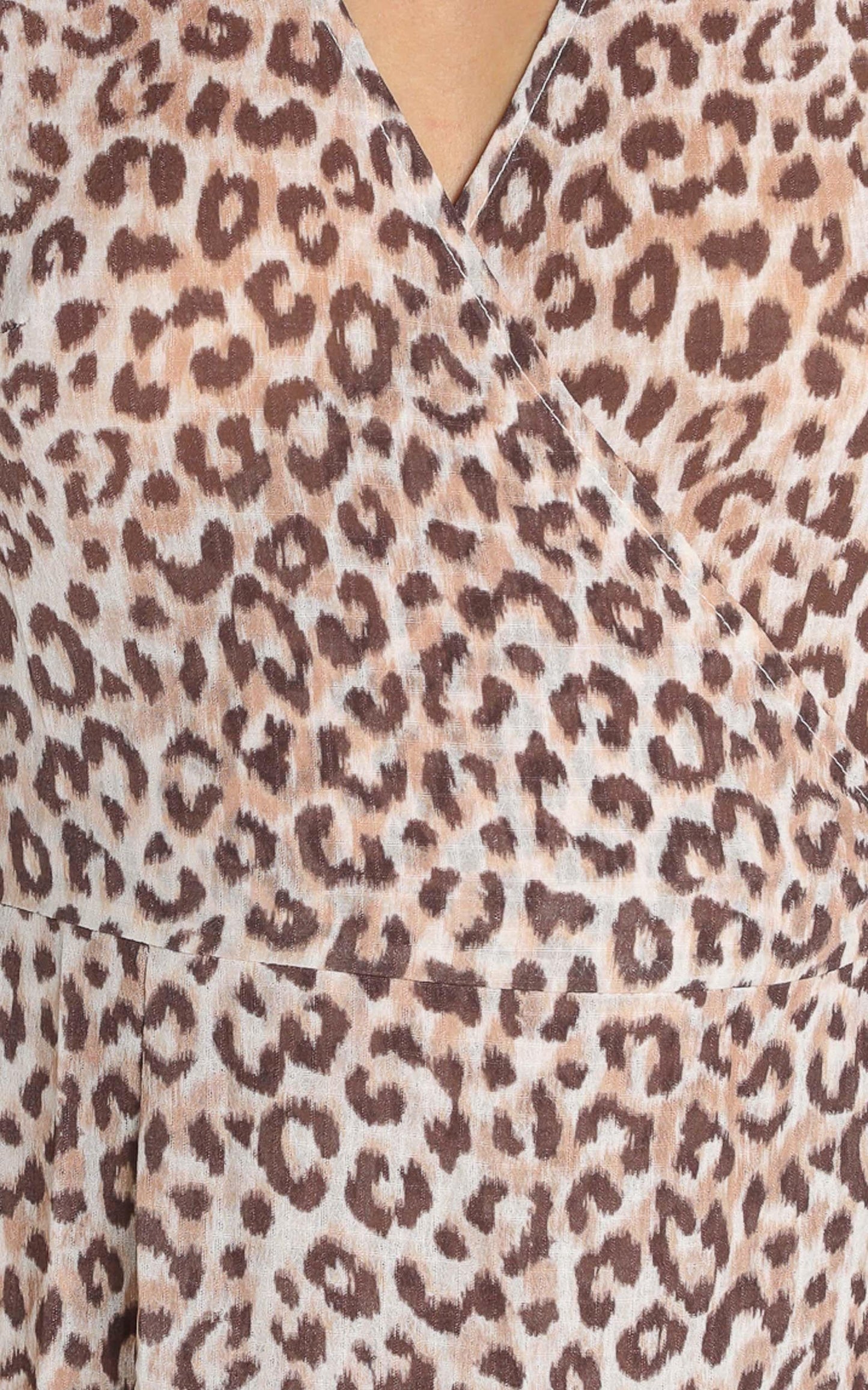 Malika Dress in Leopard Print