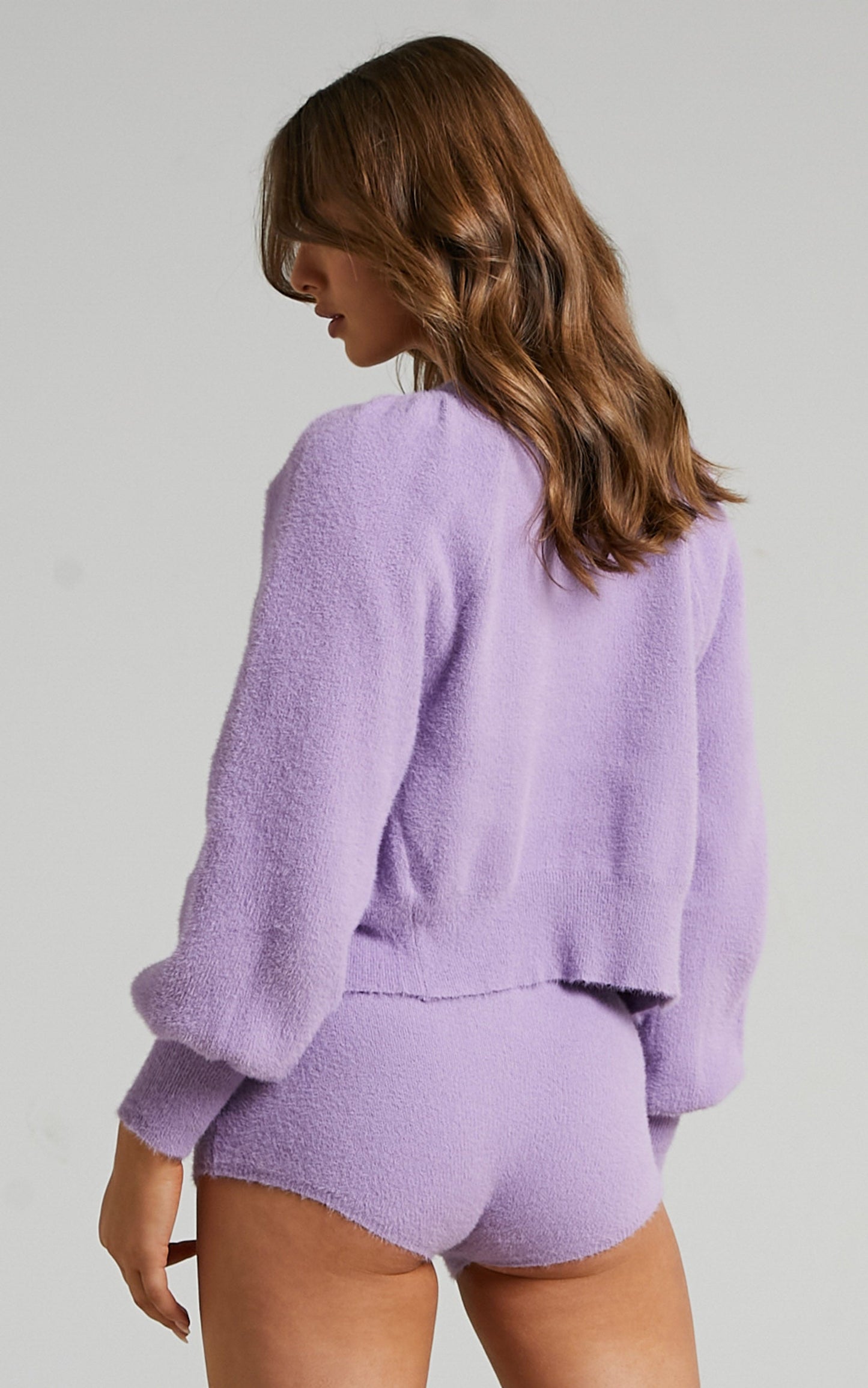 Ave Fluffy Three Piece Set in Lilac