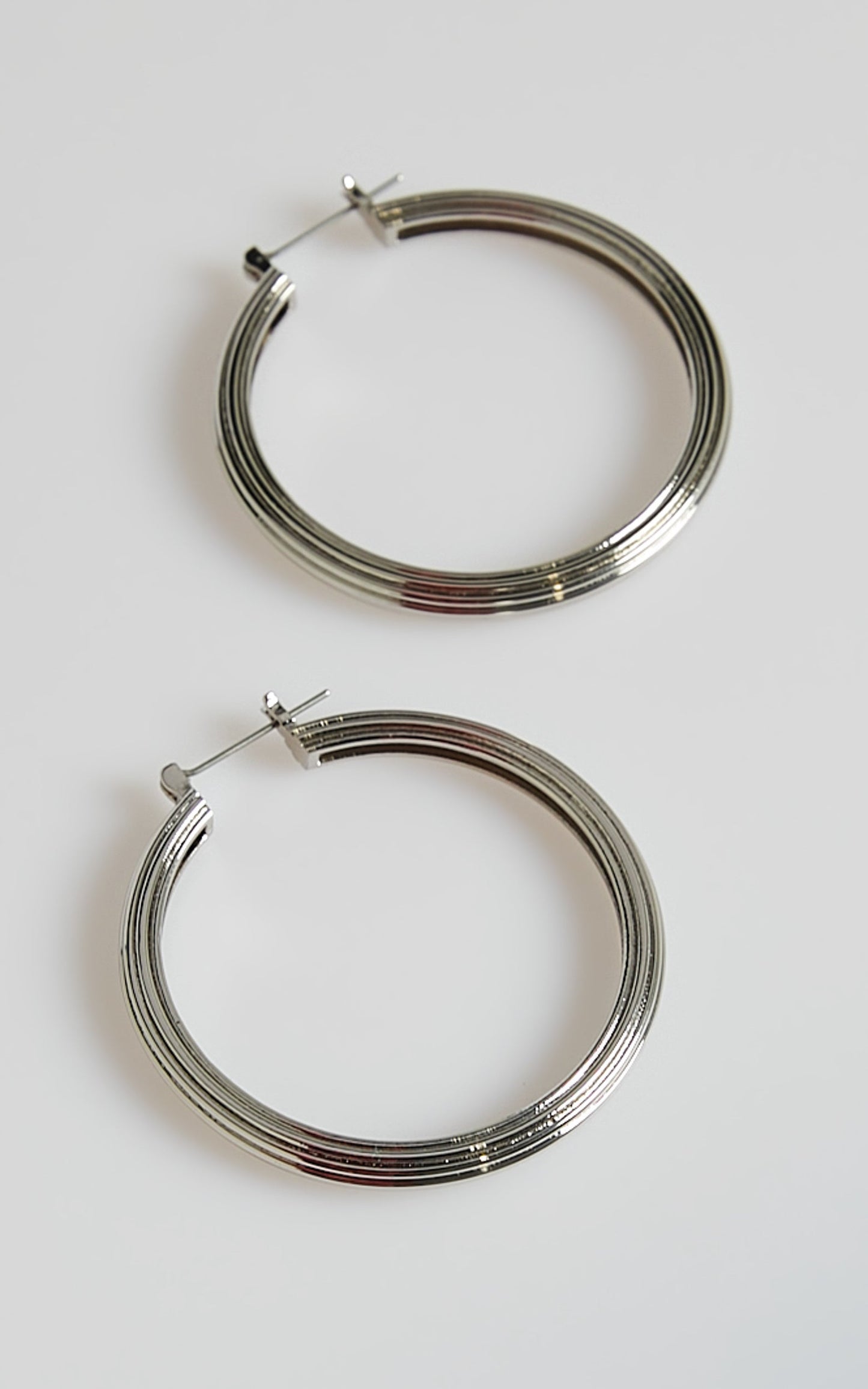 Luv AJ - XL Cher Hoops in Silver