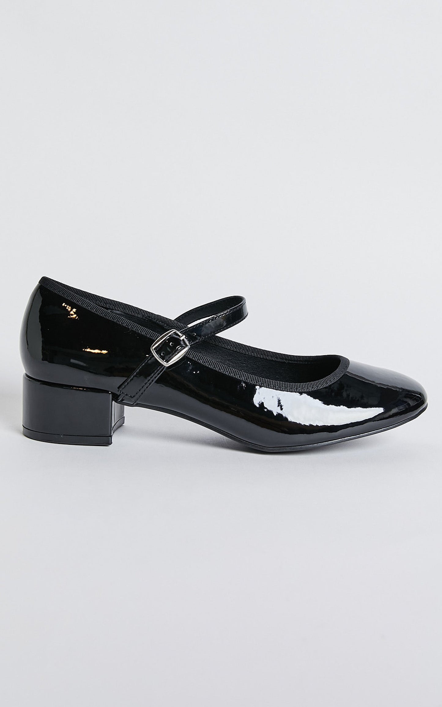 Therapy - Liz Ballet Heels in Black Patent