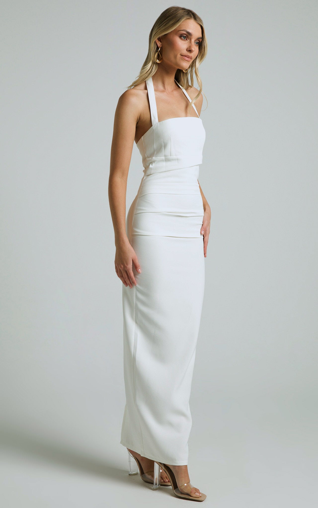 Lioness - 1999 Maxi Dress in PORCELAIN
