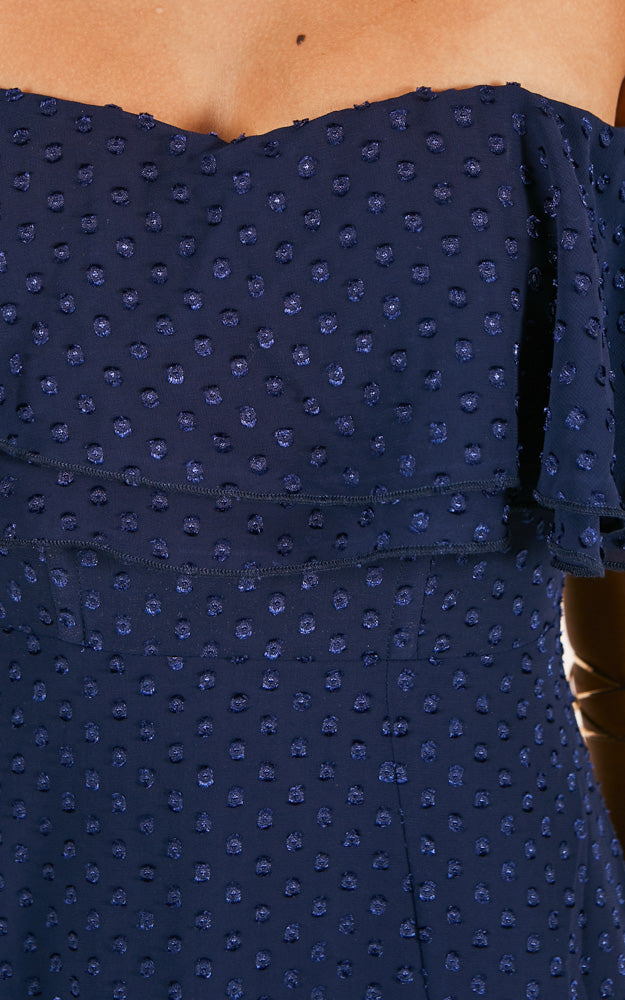 Midnight Lover Maxi Dress In Navy