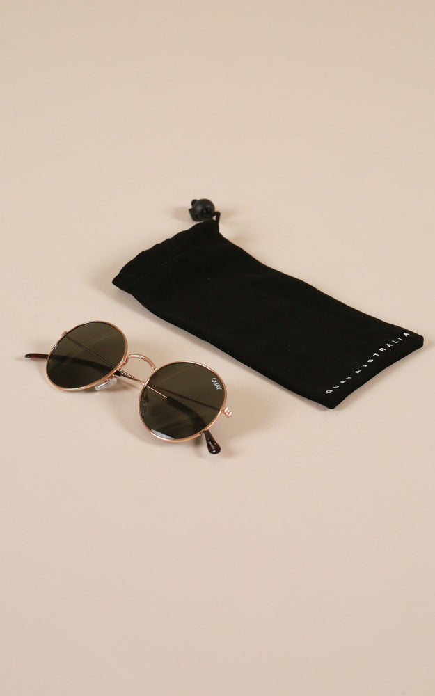 Quay - Mod Star Sunglasses In Gold
