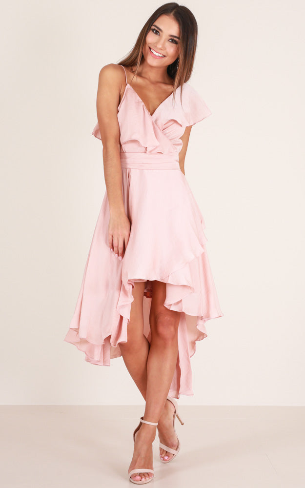 You Already Know Dress In Blush