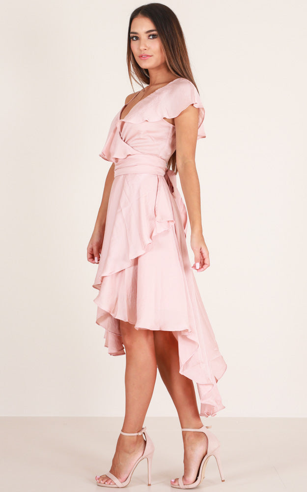 You Already Know Dress In Blush