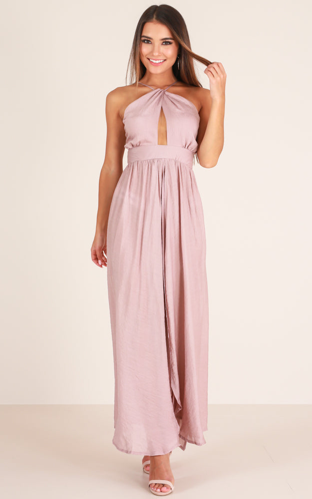 Love This City Maxi Dress In Mauve