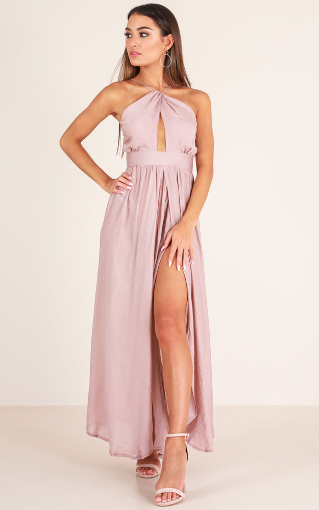 Love This City Maxi Dress In Mauve