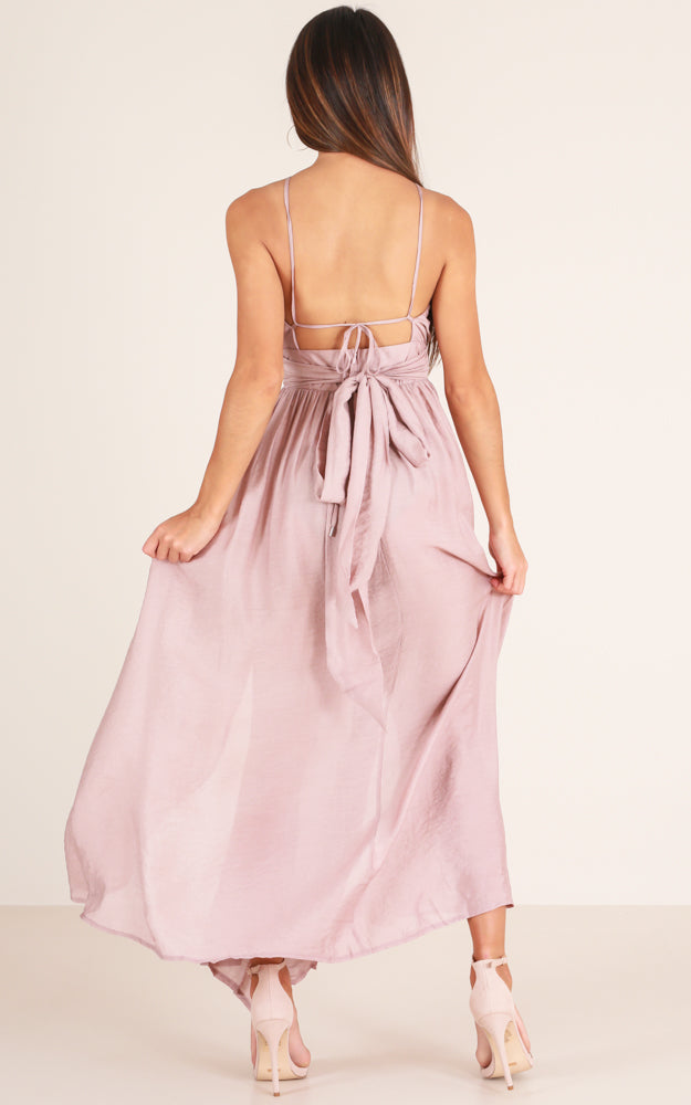 Love This City Maxi Dress In Mauve