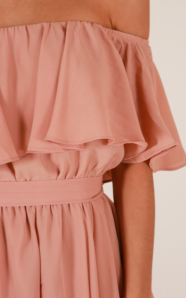 Time To Go Playsuit In Beige