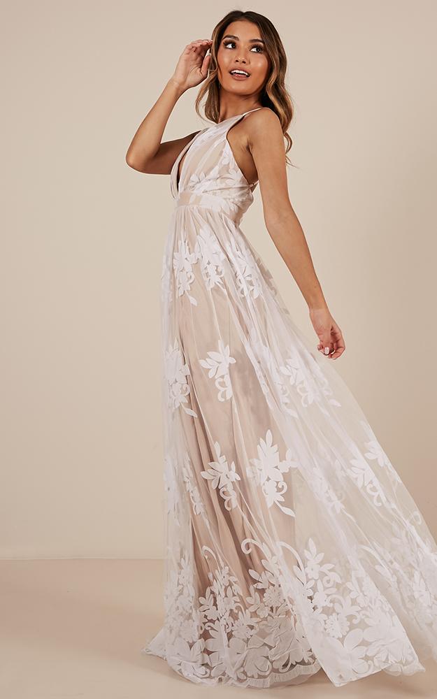 Promenade Maxi Dress in White