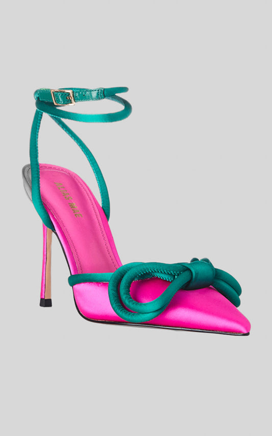 Alias Mae - Bowie Heels in Pink Satin