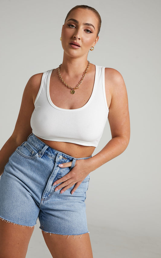 Lee - High Mom Denim Shorts in TENDER