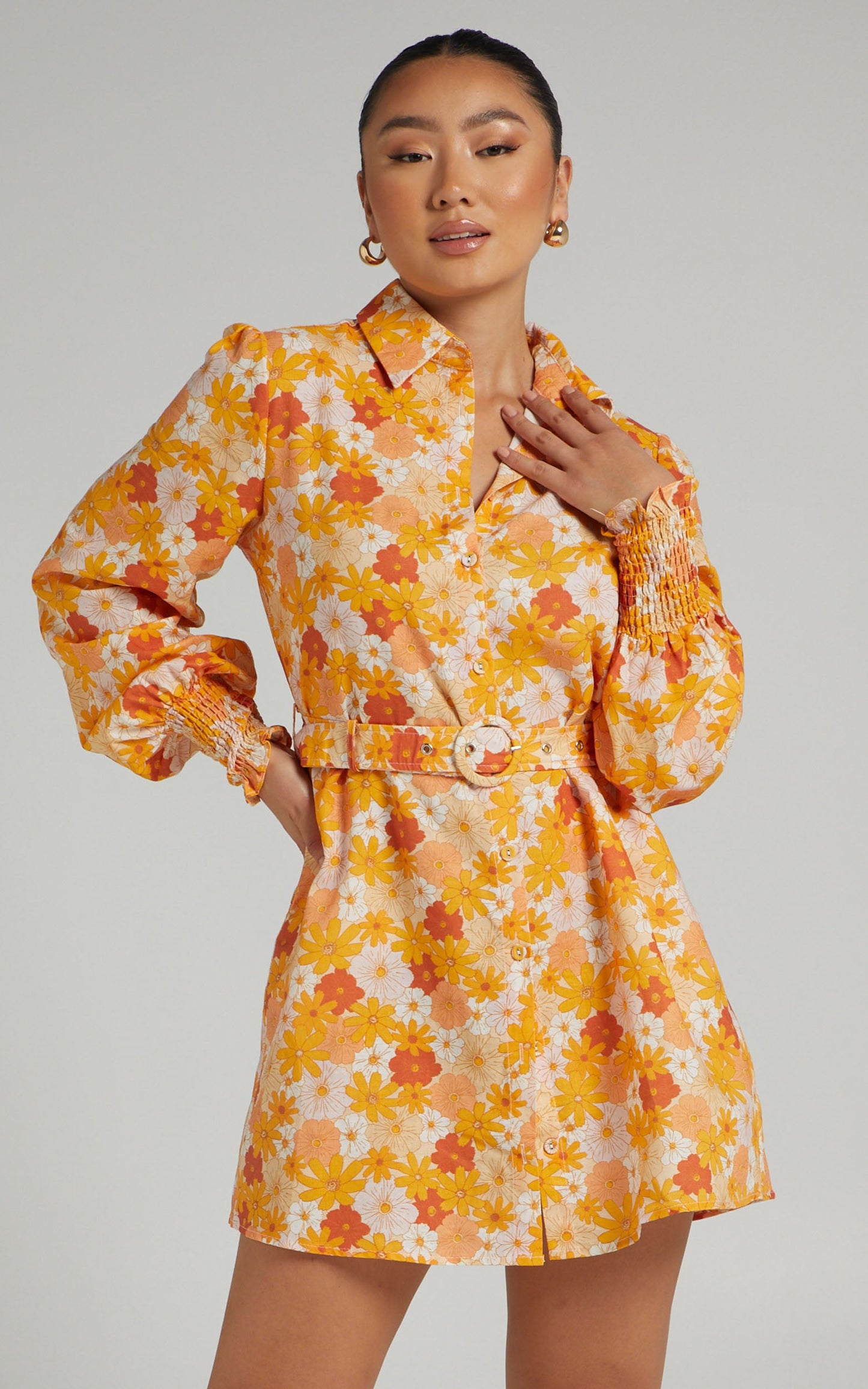 Charlie Holiday - Jagger Dress in Seventies Floral