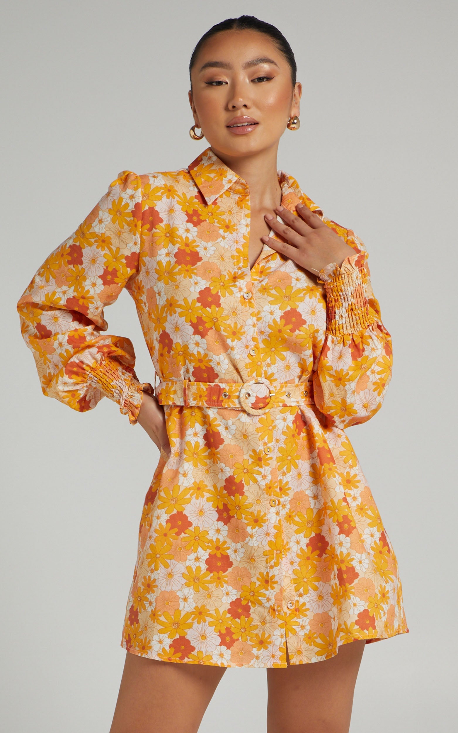 Charlie Holiday - Jagger Dress in Seventies Floral