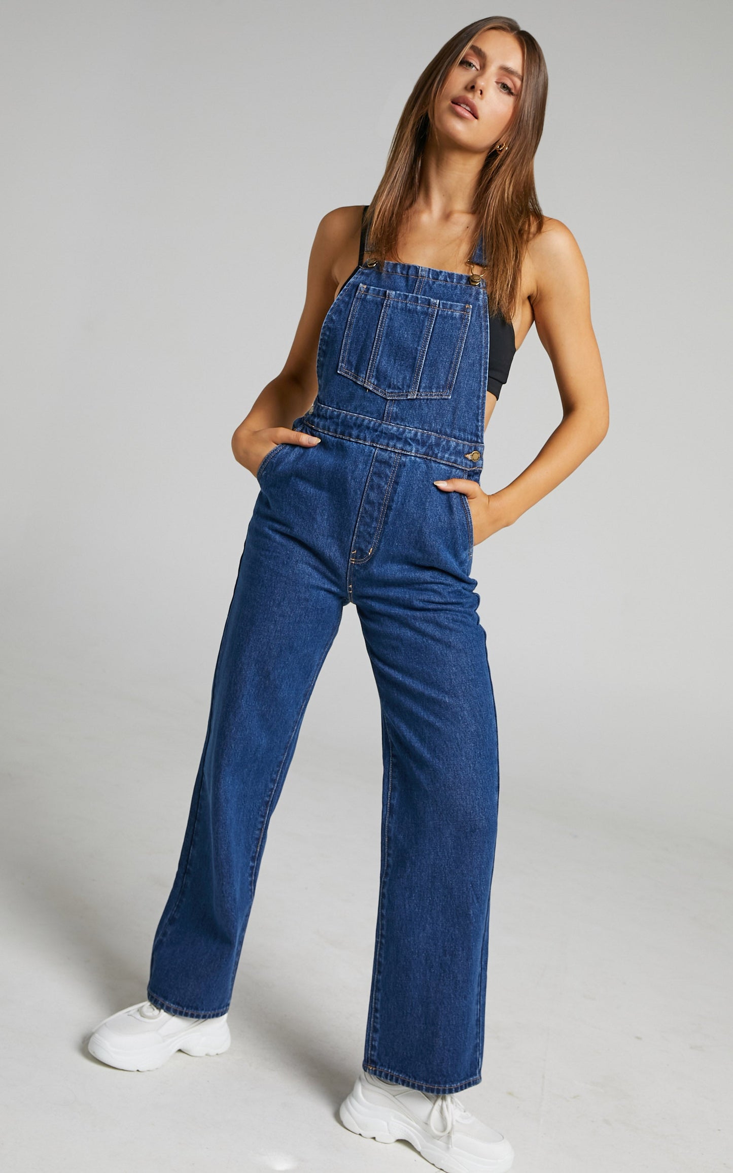 Rolla's - Heidi Overall in Cobalt Organic