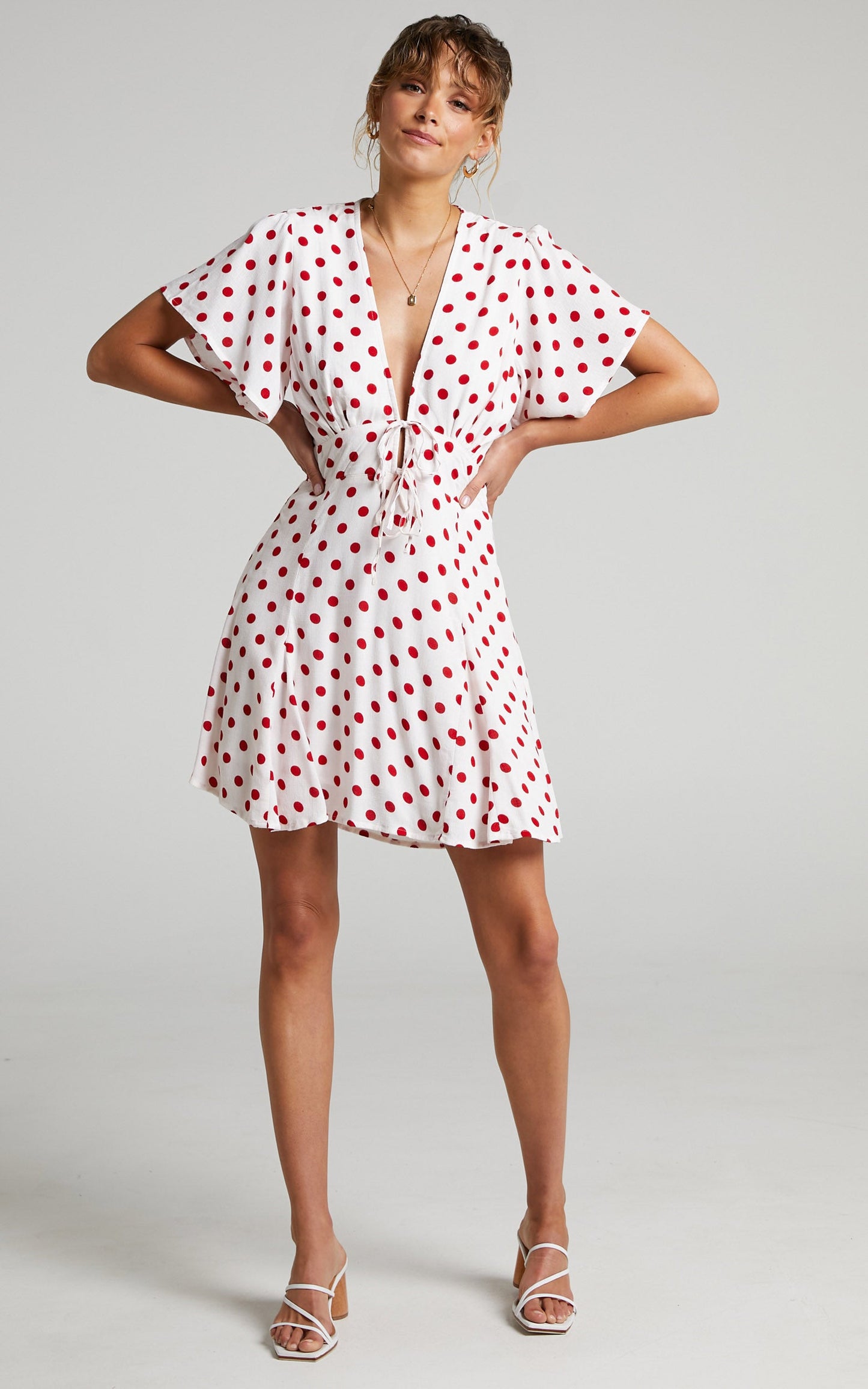 Rue Stiic - Leslie Mini Dress in Elle Polka Dot
