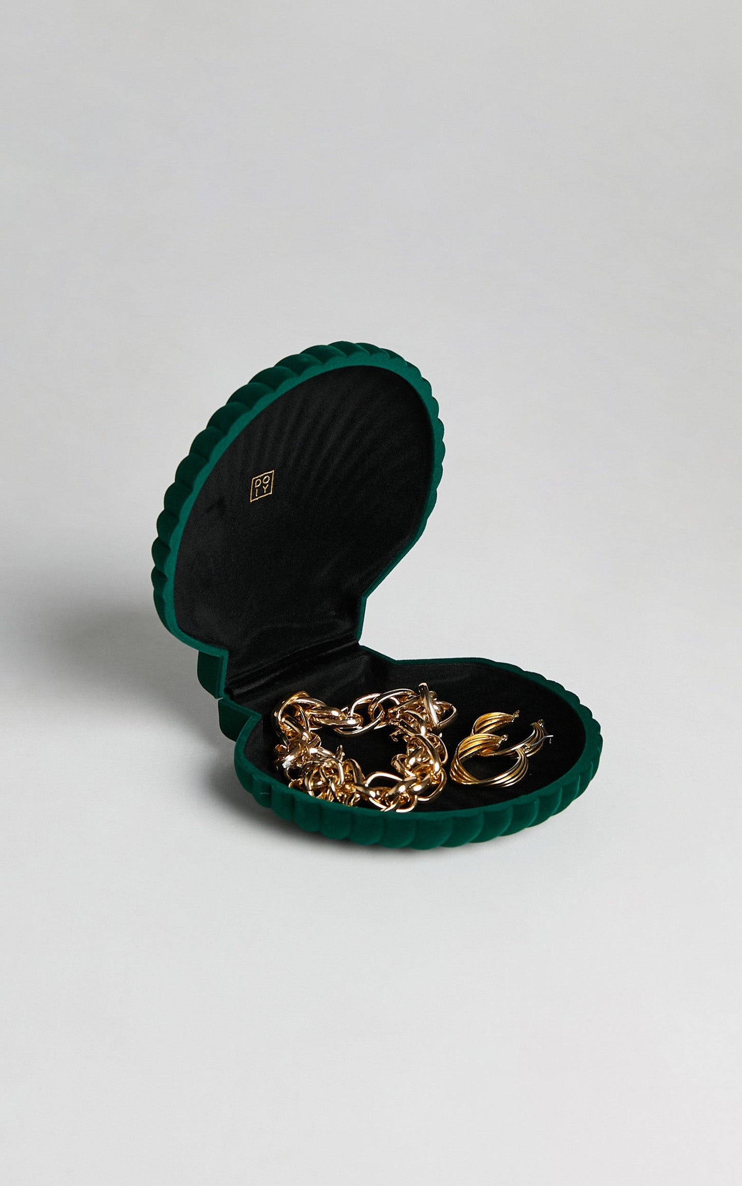 DOIY - Venus Shell Jewellery Box in Green