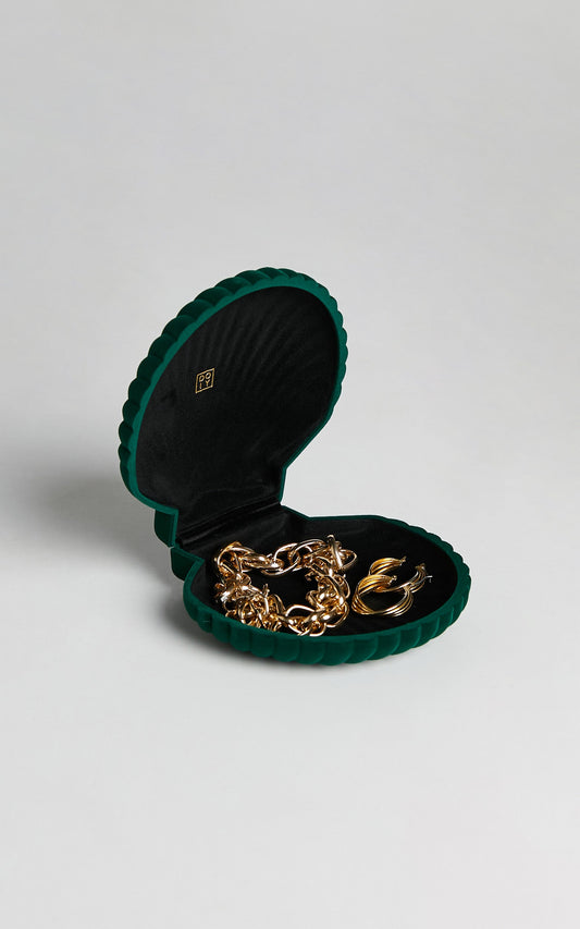 DOIY - Venus Shell Jewellery Box in Green