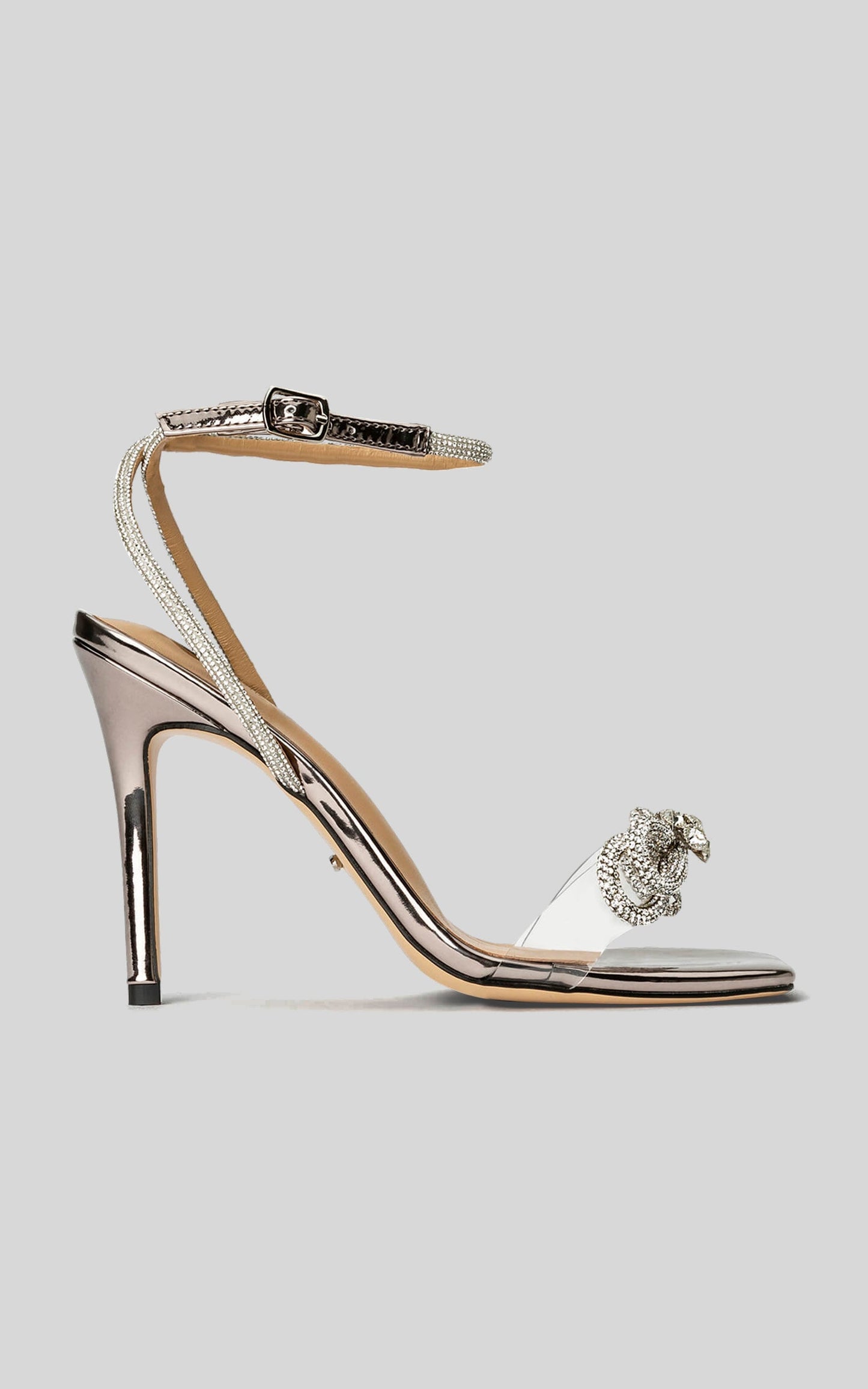 TONY BIANCO - FRANZ HEEL in Gunmetal Shine