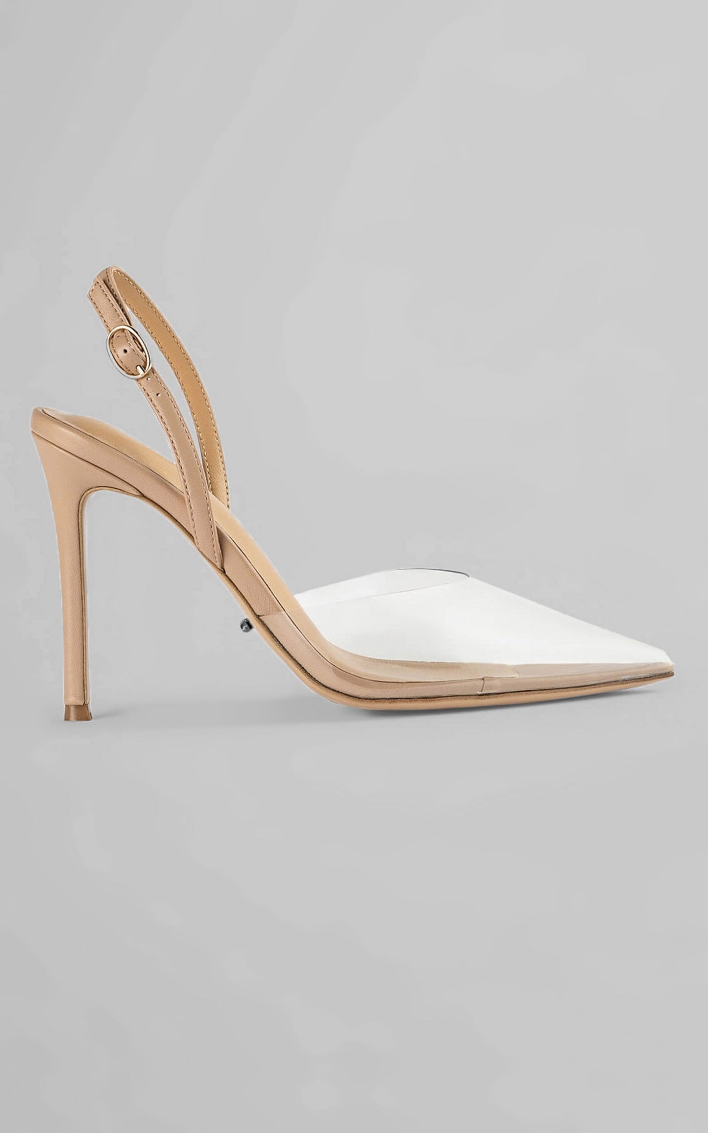 Tony Bianco - Lazer Heels in Clear Vinylite/Skin Nappa