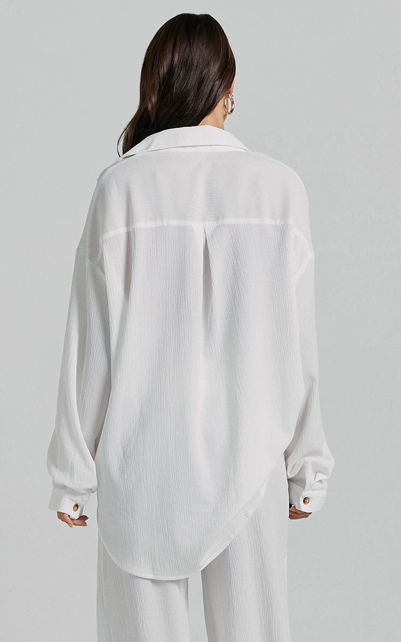 Isabeau Shirt - Relaxed Oversized Shirt in White
