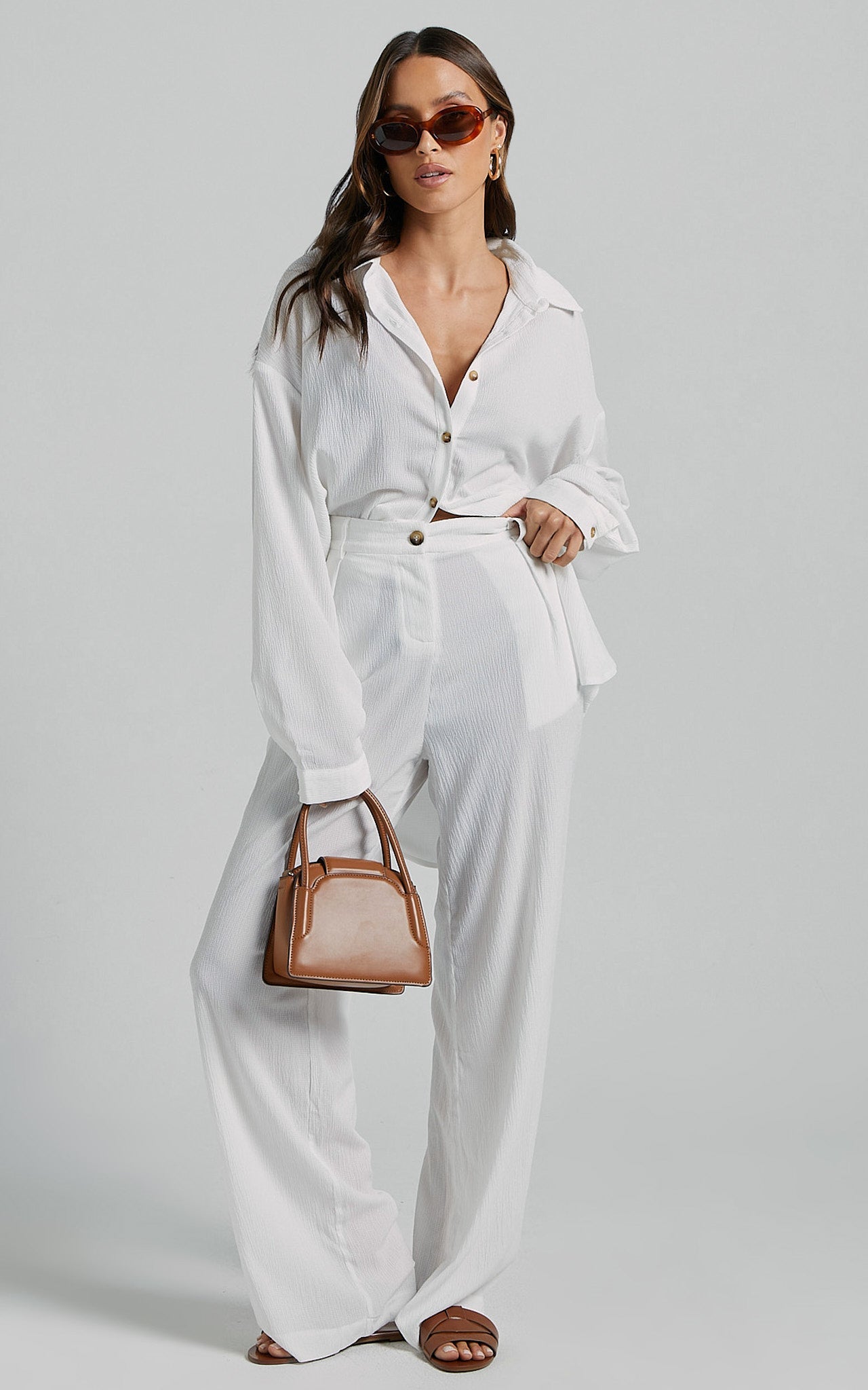 Isabeau Shirt - Relaxed Oversized Shirt in White