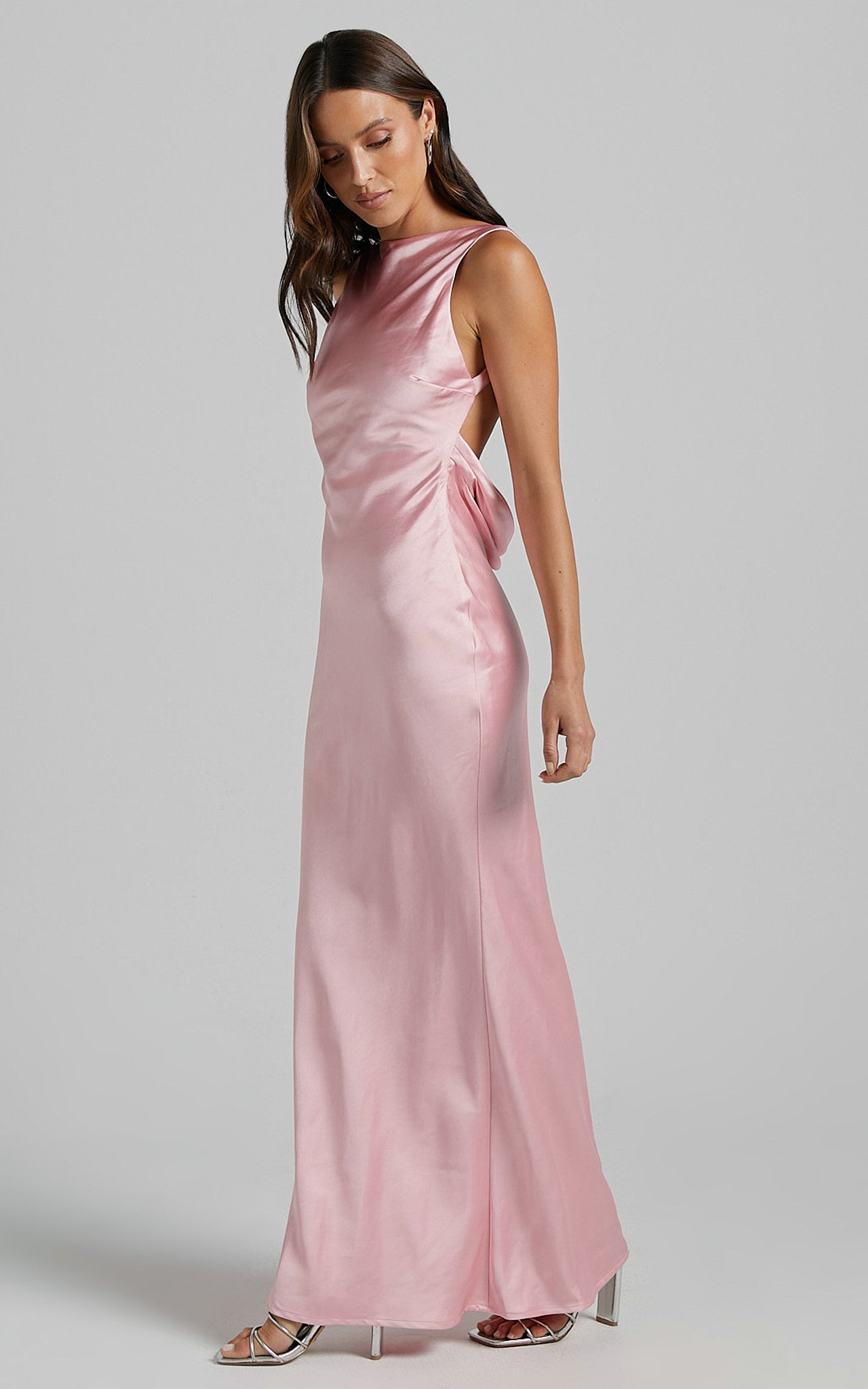Runaway The Label - Samsara Midi Dress in Pink