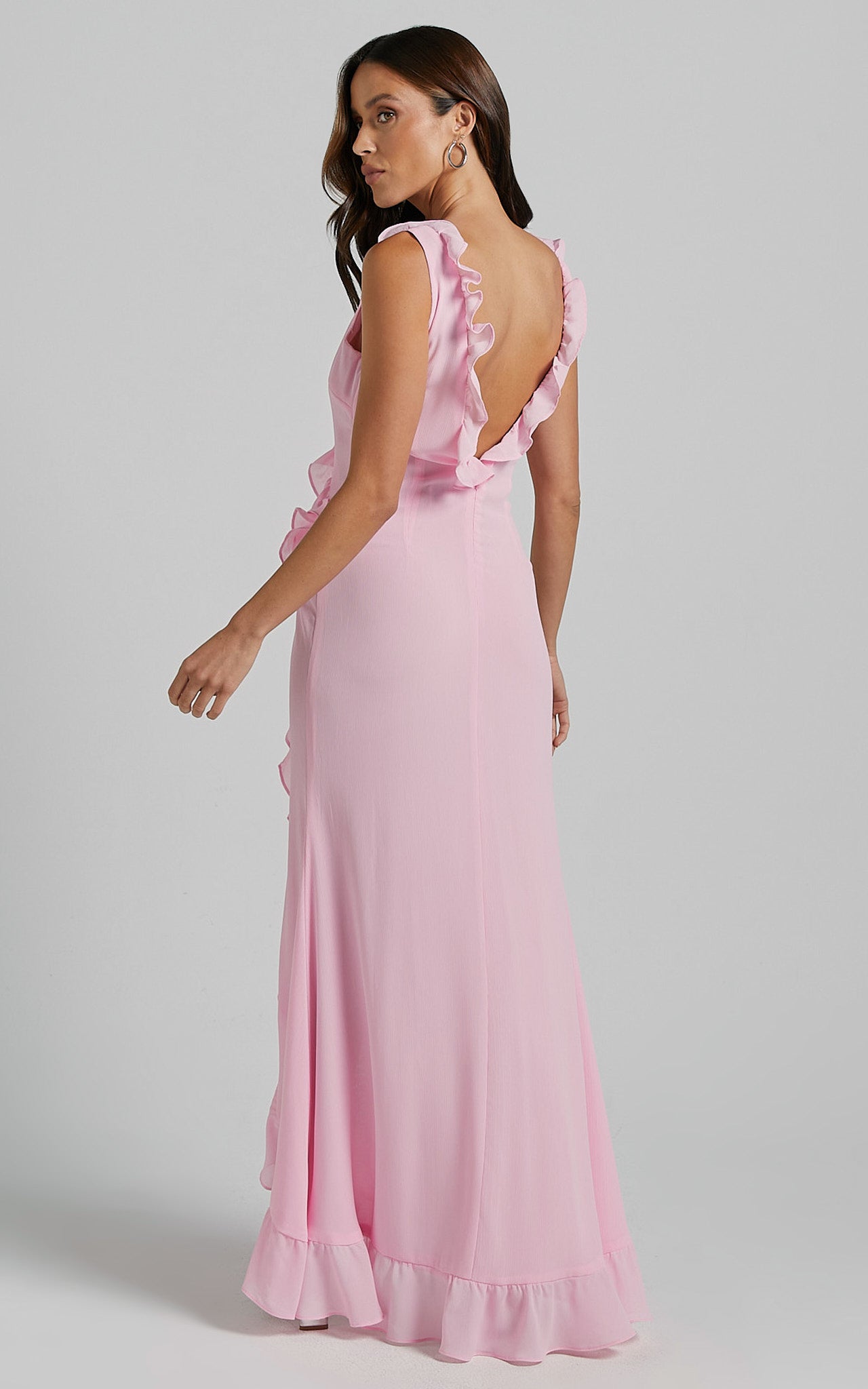 Runaway The Label - Suzannah Midi Dress in Musk
