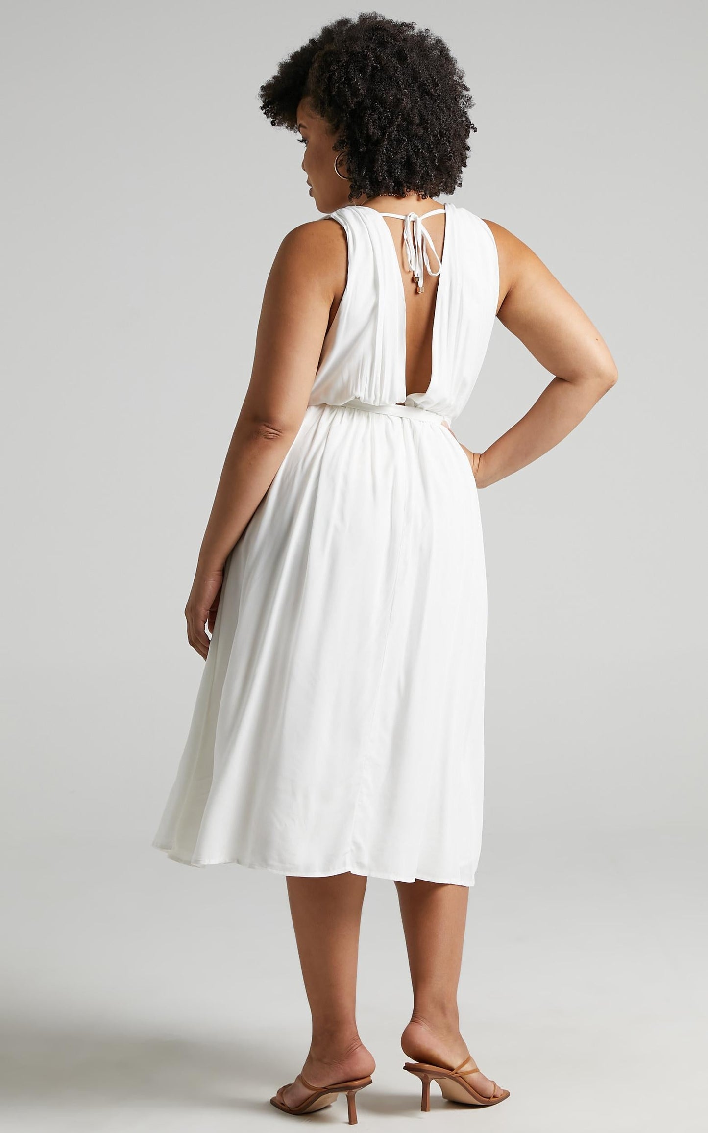 Arlais Dress in White