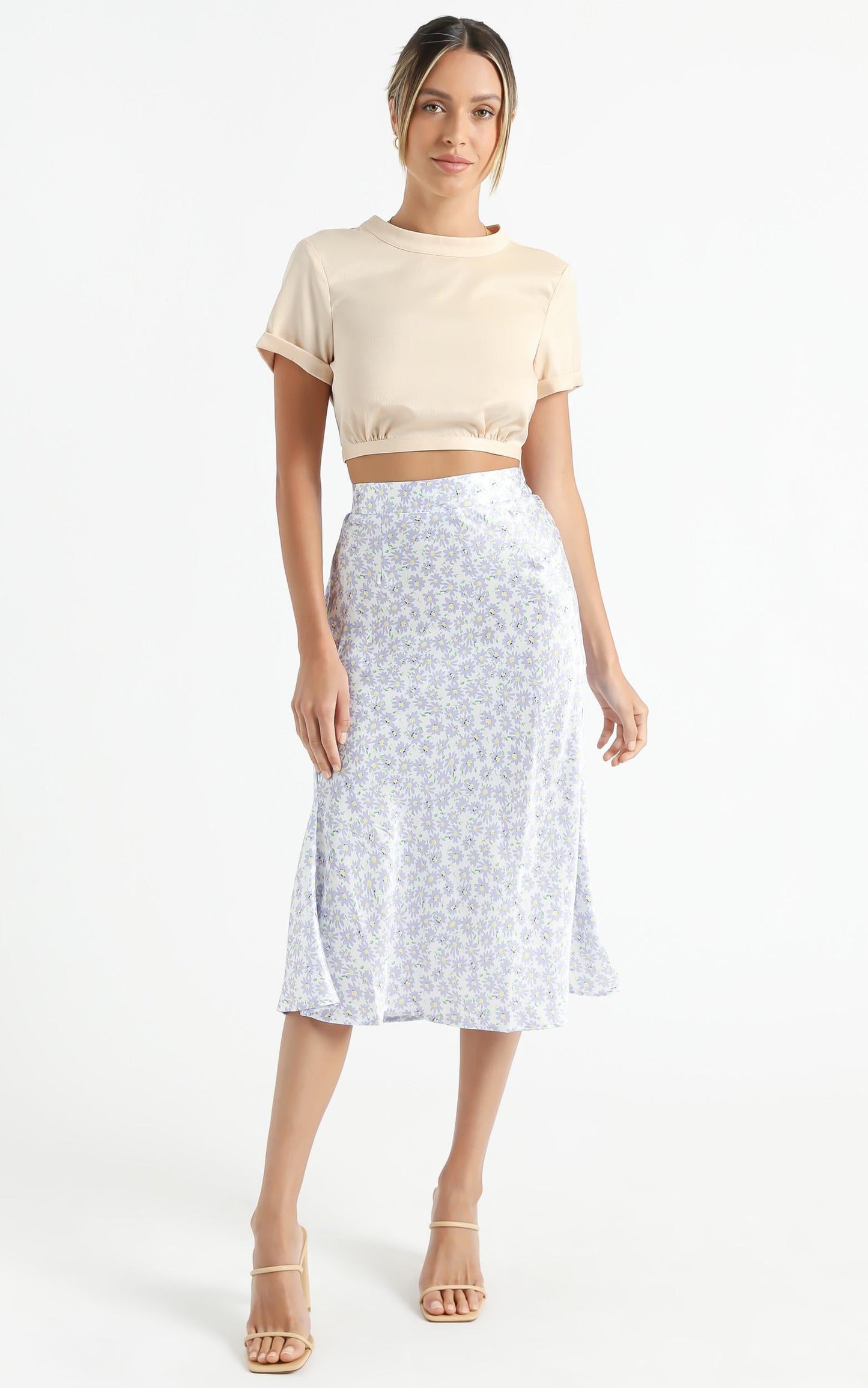 Ingrim Skirt in Lilac Floral