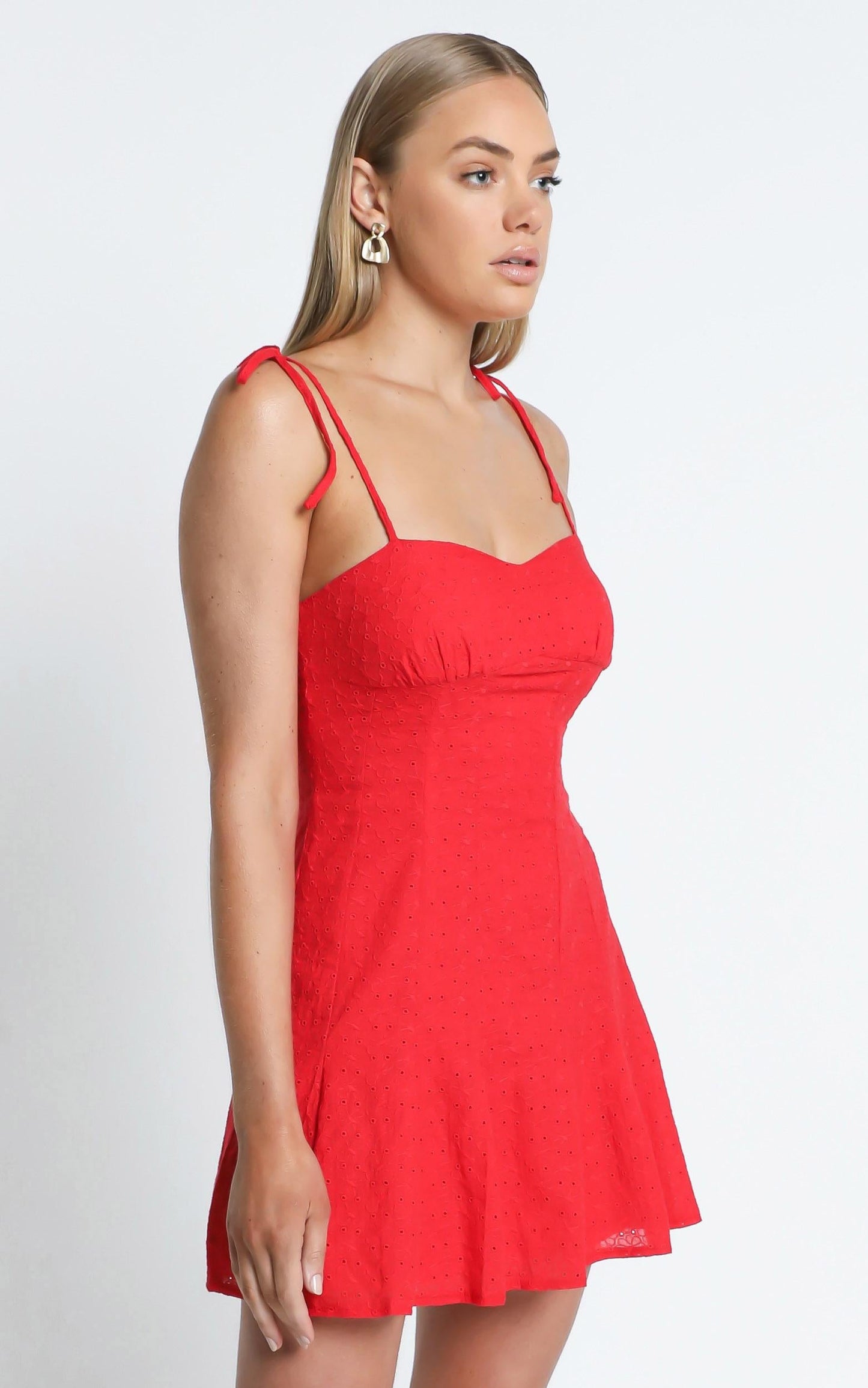 Angels Surround Me Dress In Red