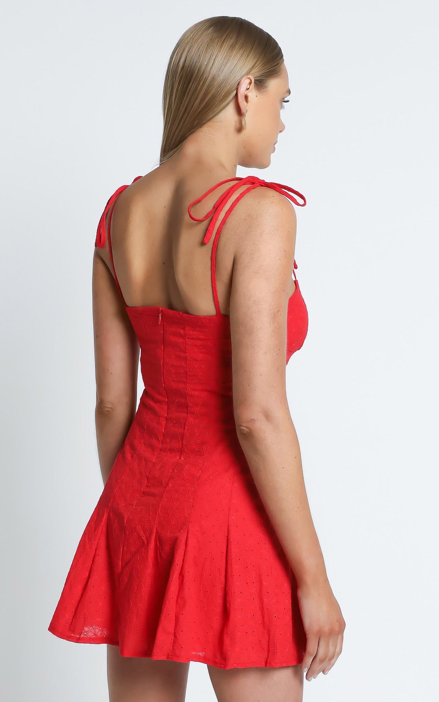 Angels Surround Me Dress In Red