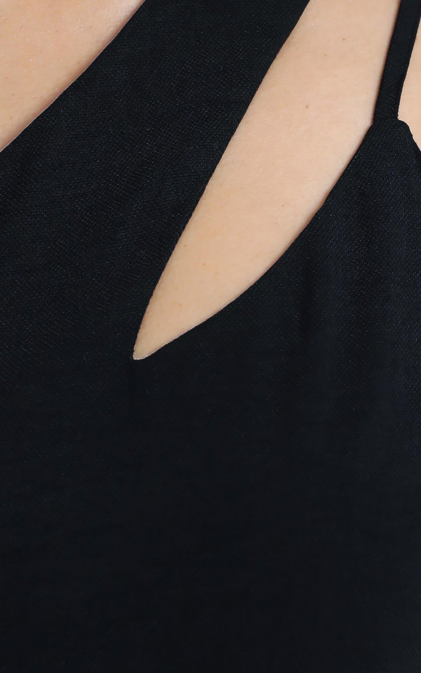 River Asymmetric Jumpsuit in Black