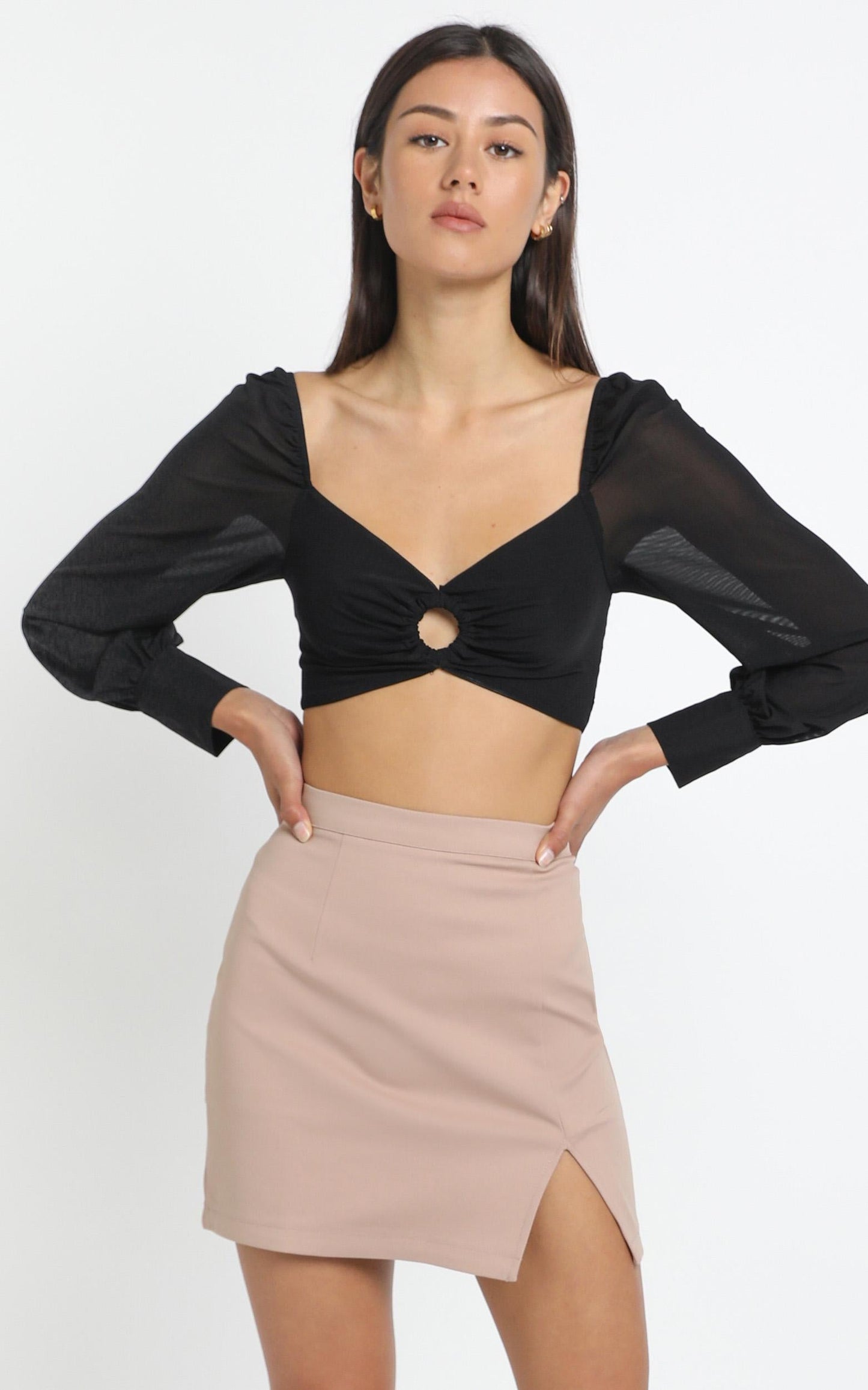 Marion Top in Black