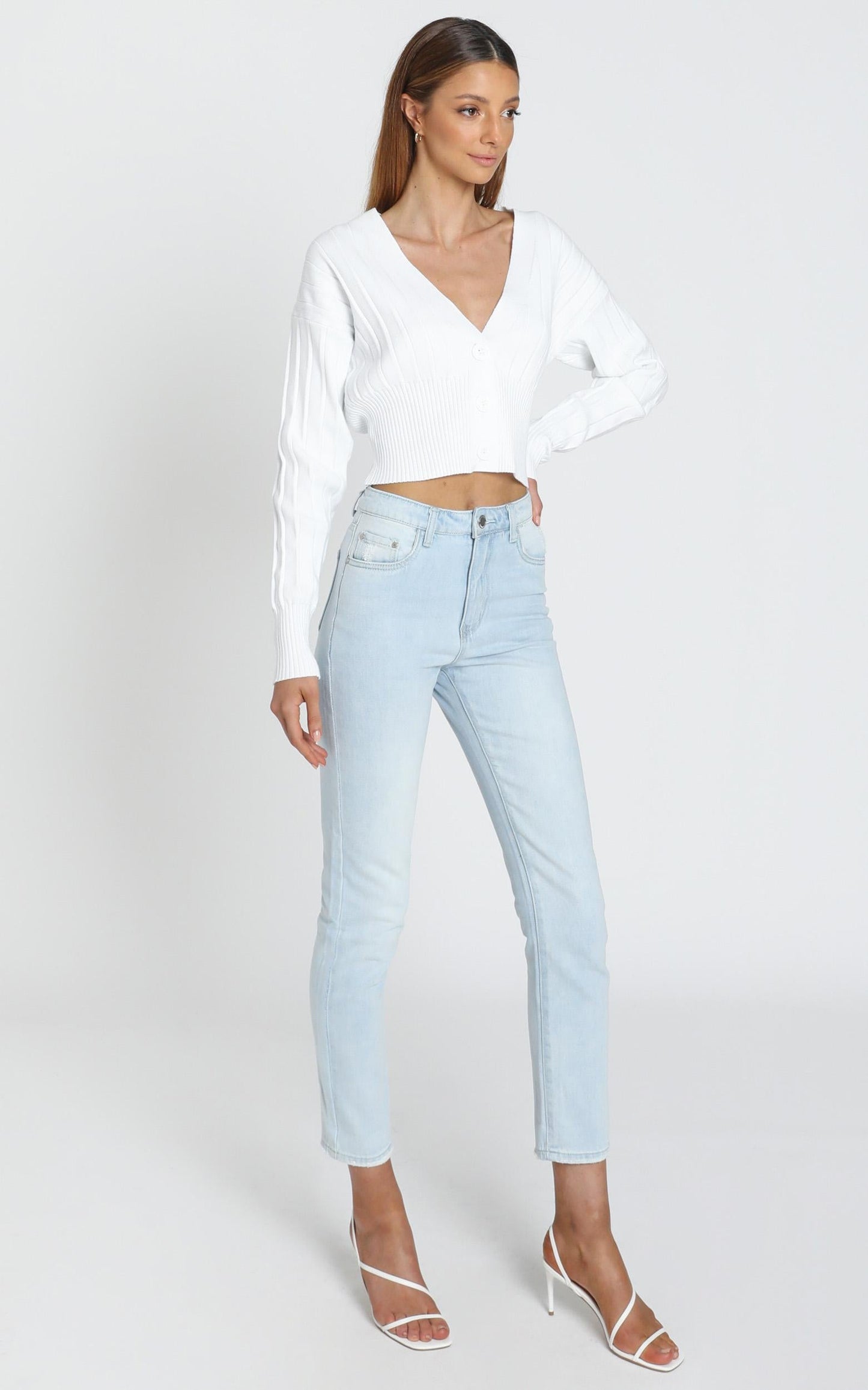 Una Jean in Light Blue Wash