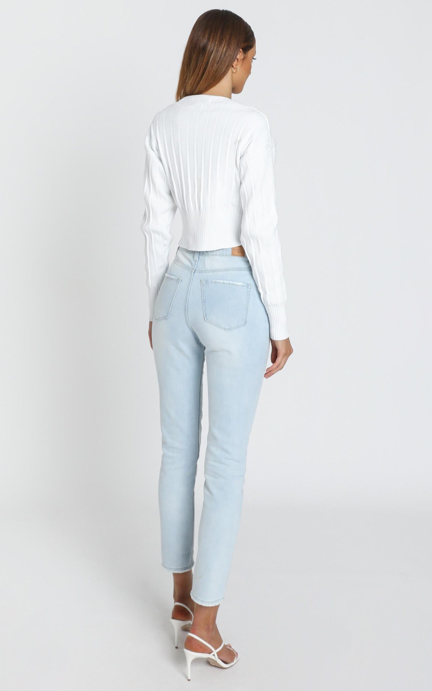 Una Jean in Light Blue Wash