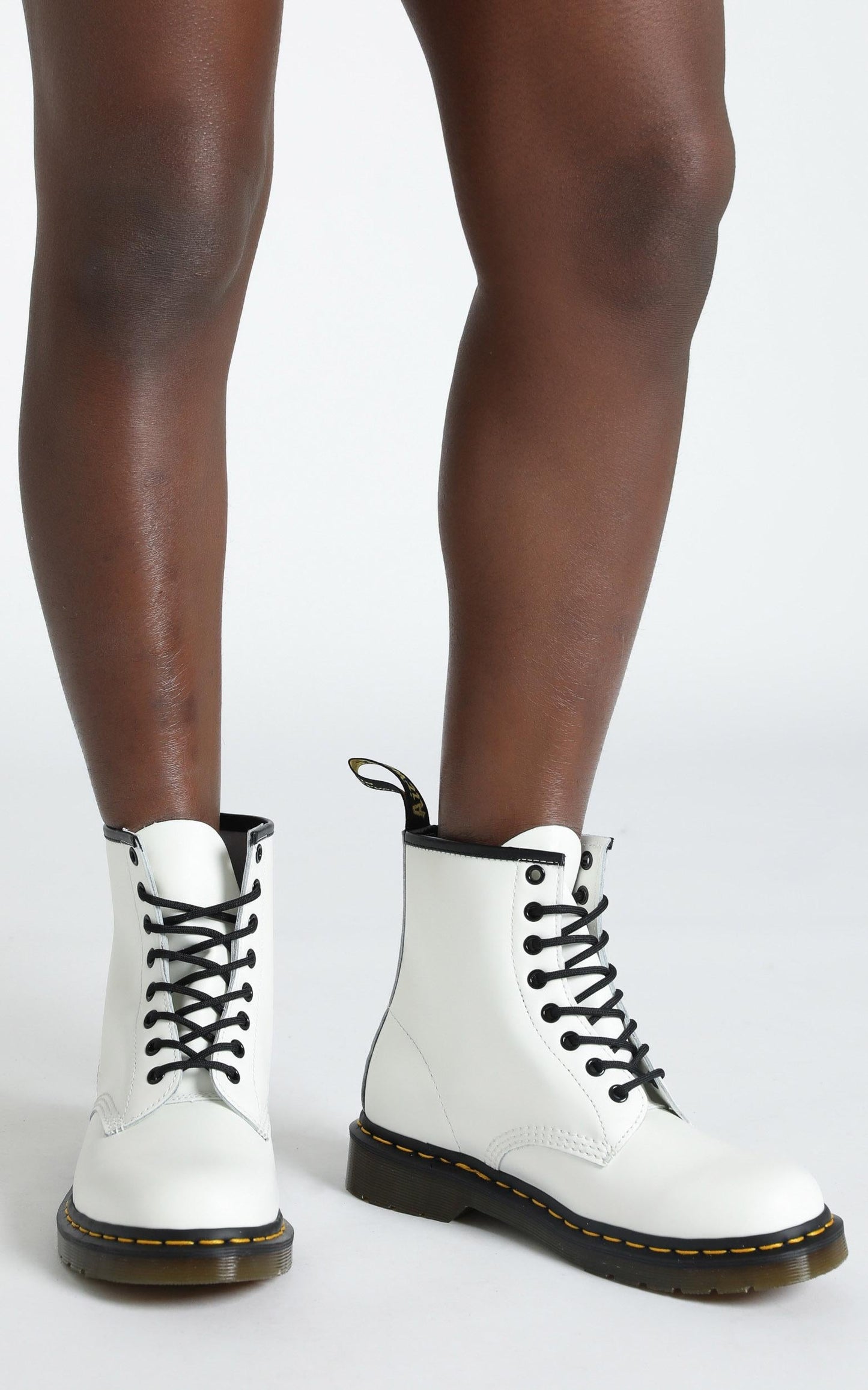 Dr. Martens - 1460 8 Eye Boot in White Smooth