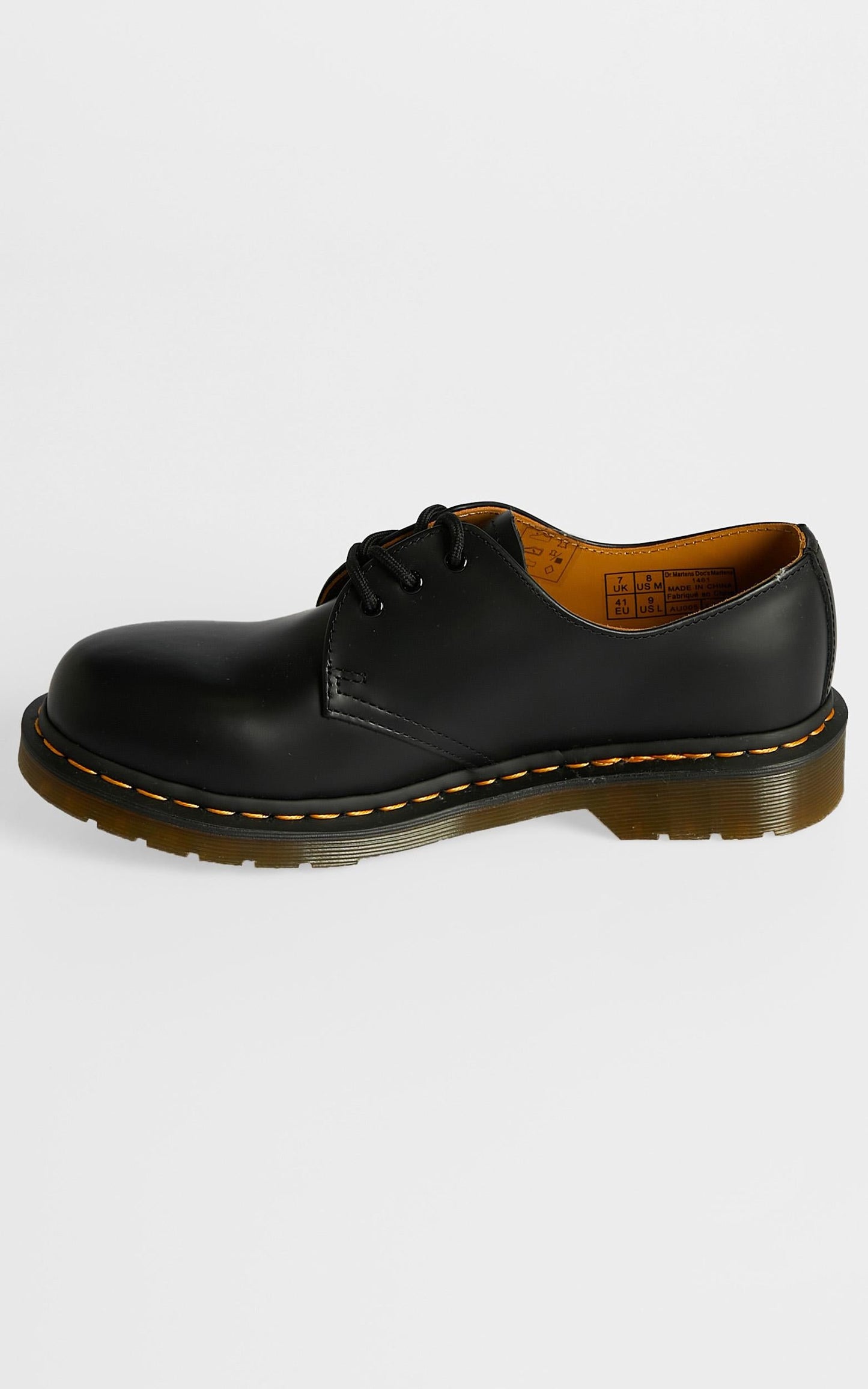 Dr. Martens - 1461 3 Eye Shoe in Black Smooth
