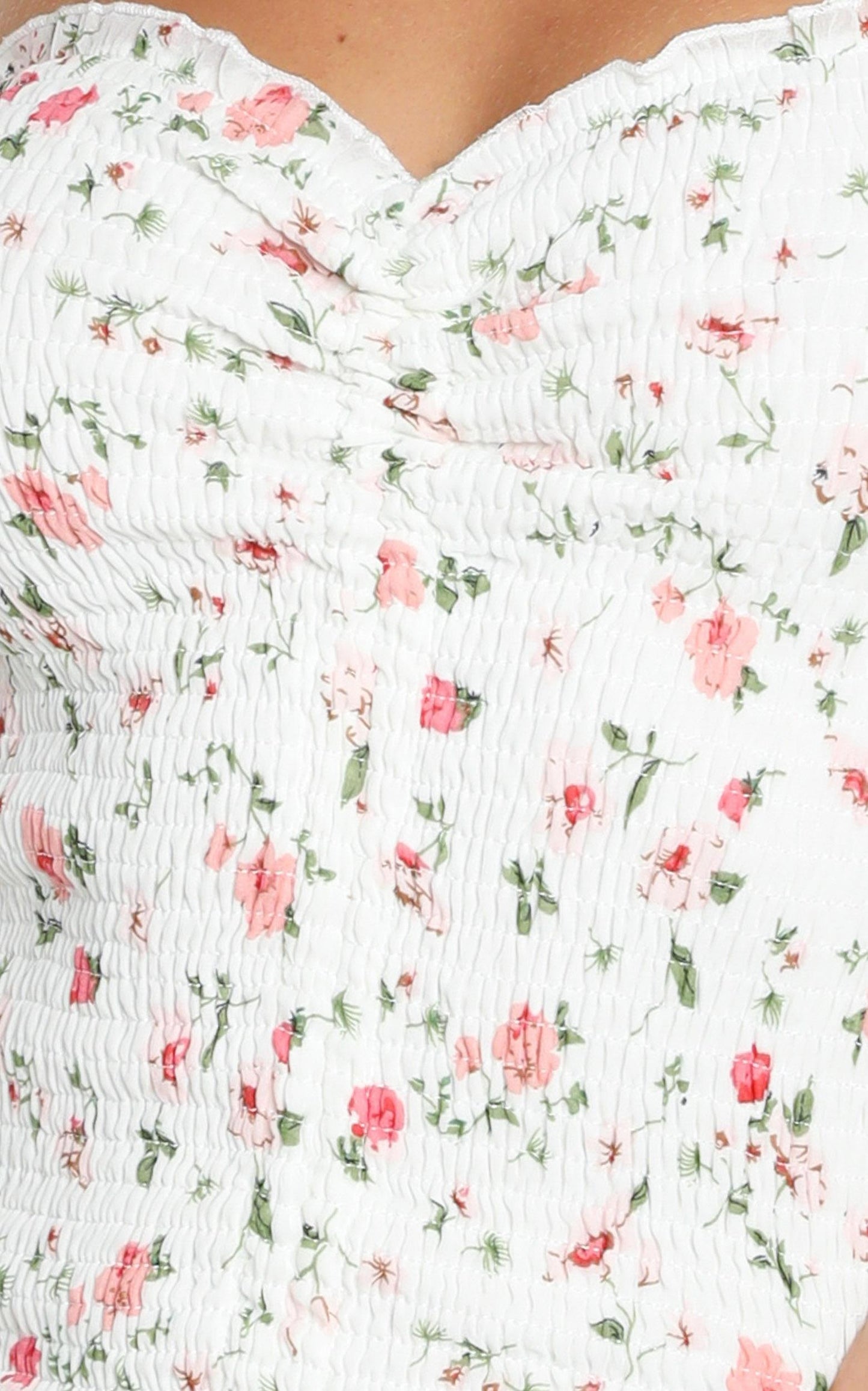 Propaganda Dress in White Floral