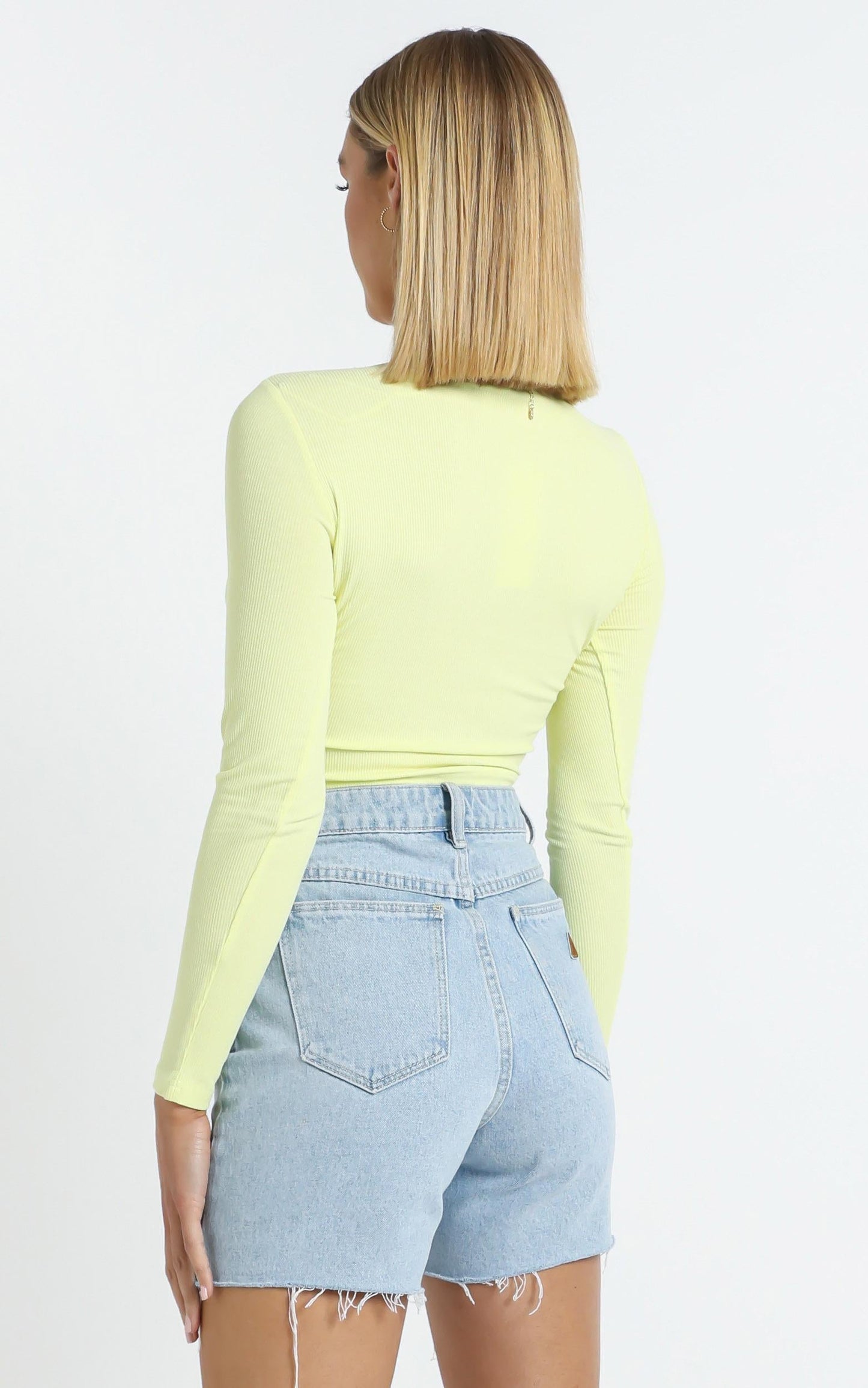 Eleanora Top in Pastel Yellow