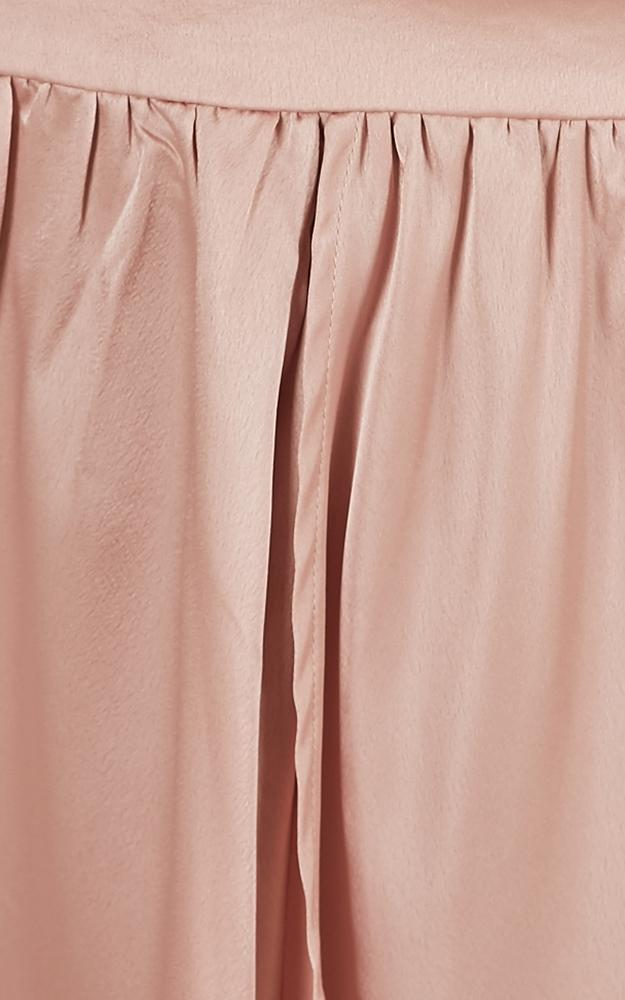 Stroke Of Luck Maxi Dress In Blush
