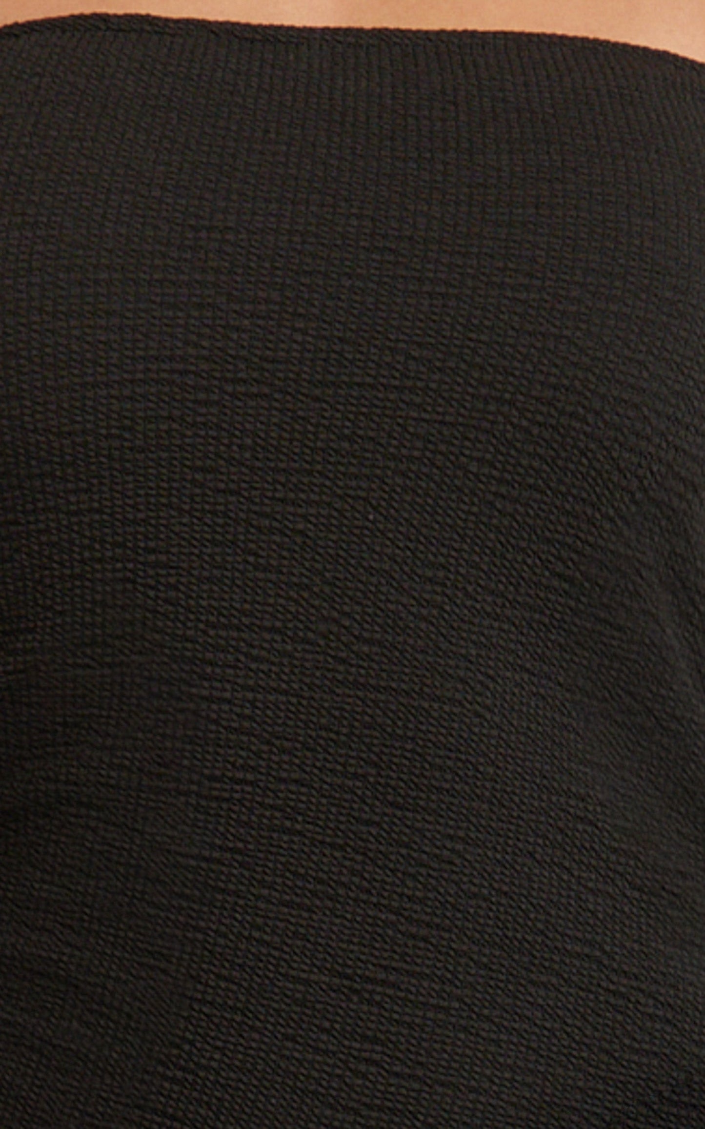 Noah Mini Dress - Off Shoulder Draped Skirt Jersey Dress in Black