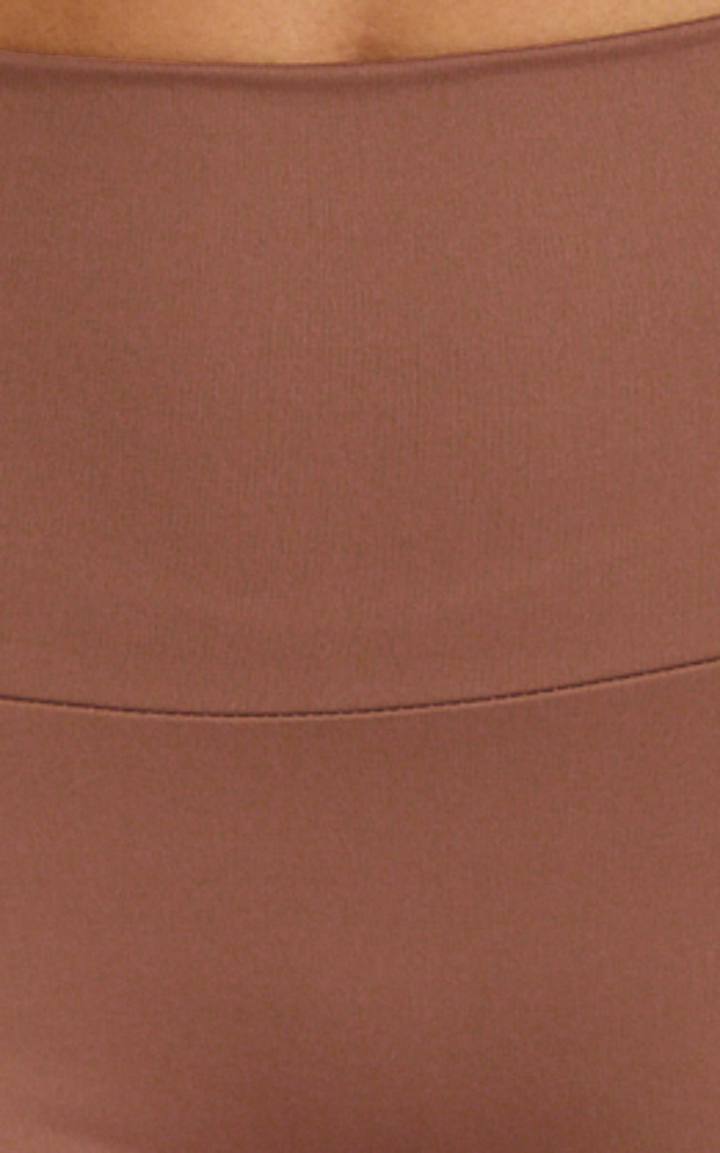 Aurora Shorts - High Waist Bike Shorts in Cocoa Bean