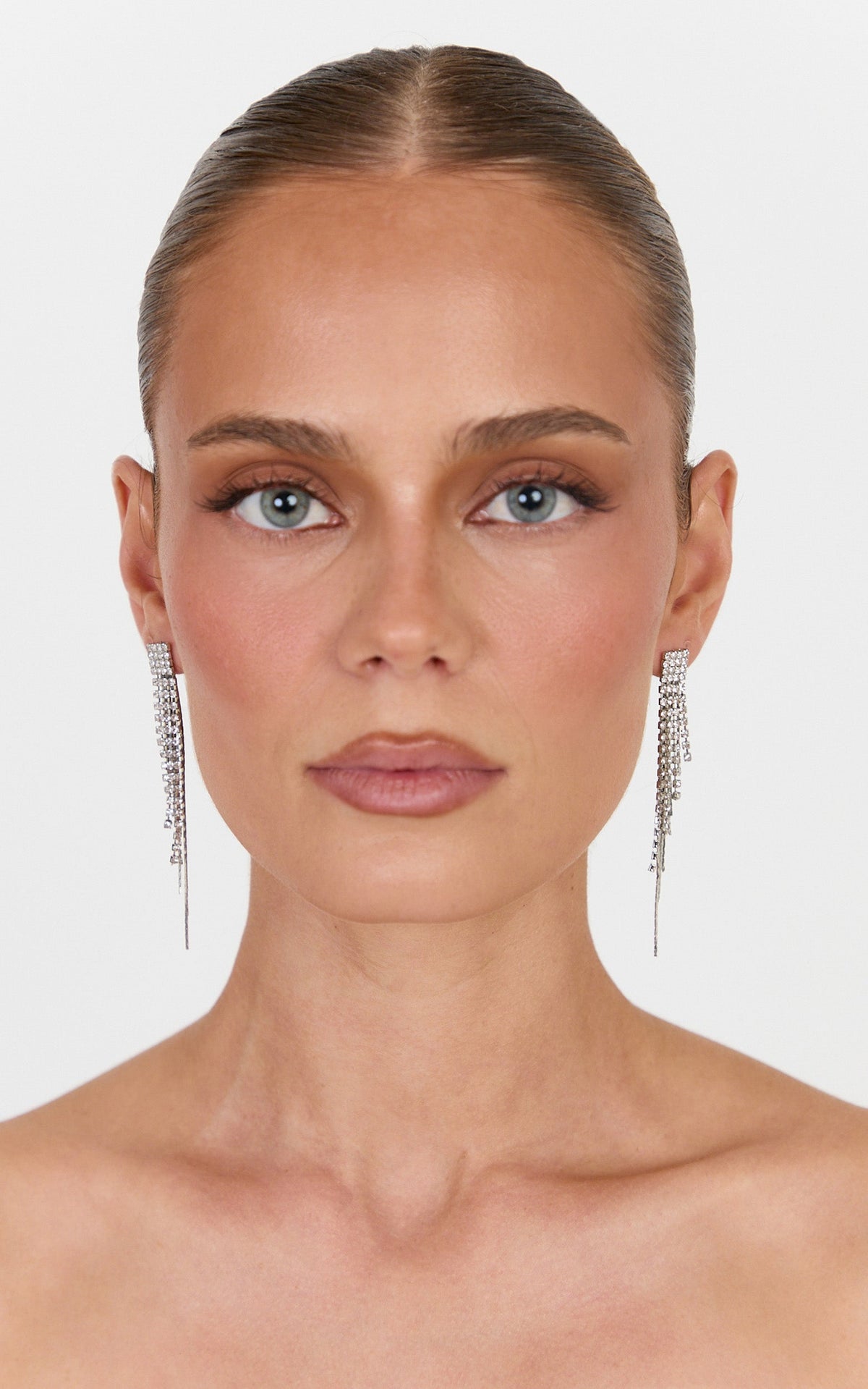 Jaycee Ohrringe – auffällige Statement-Ohrringe mit Diamanten in Silber