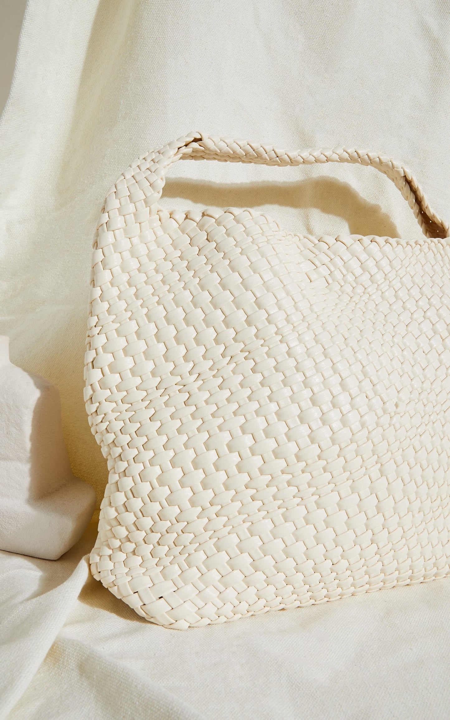 Seoul Bag - Quilted Tote Bag in Cream