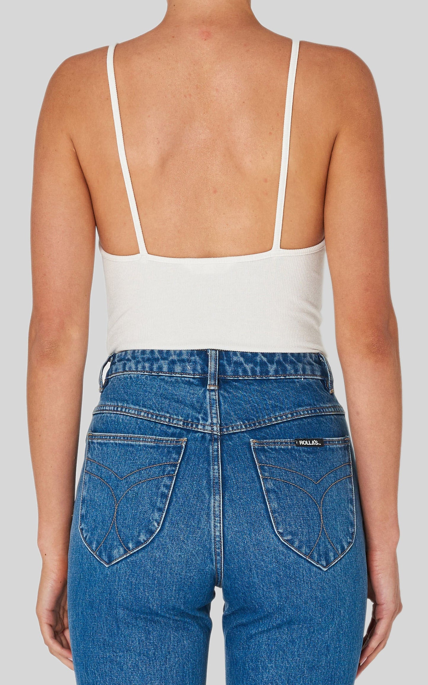 Rolla's - BALLET RIB CAMISOLE in White