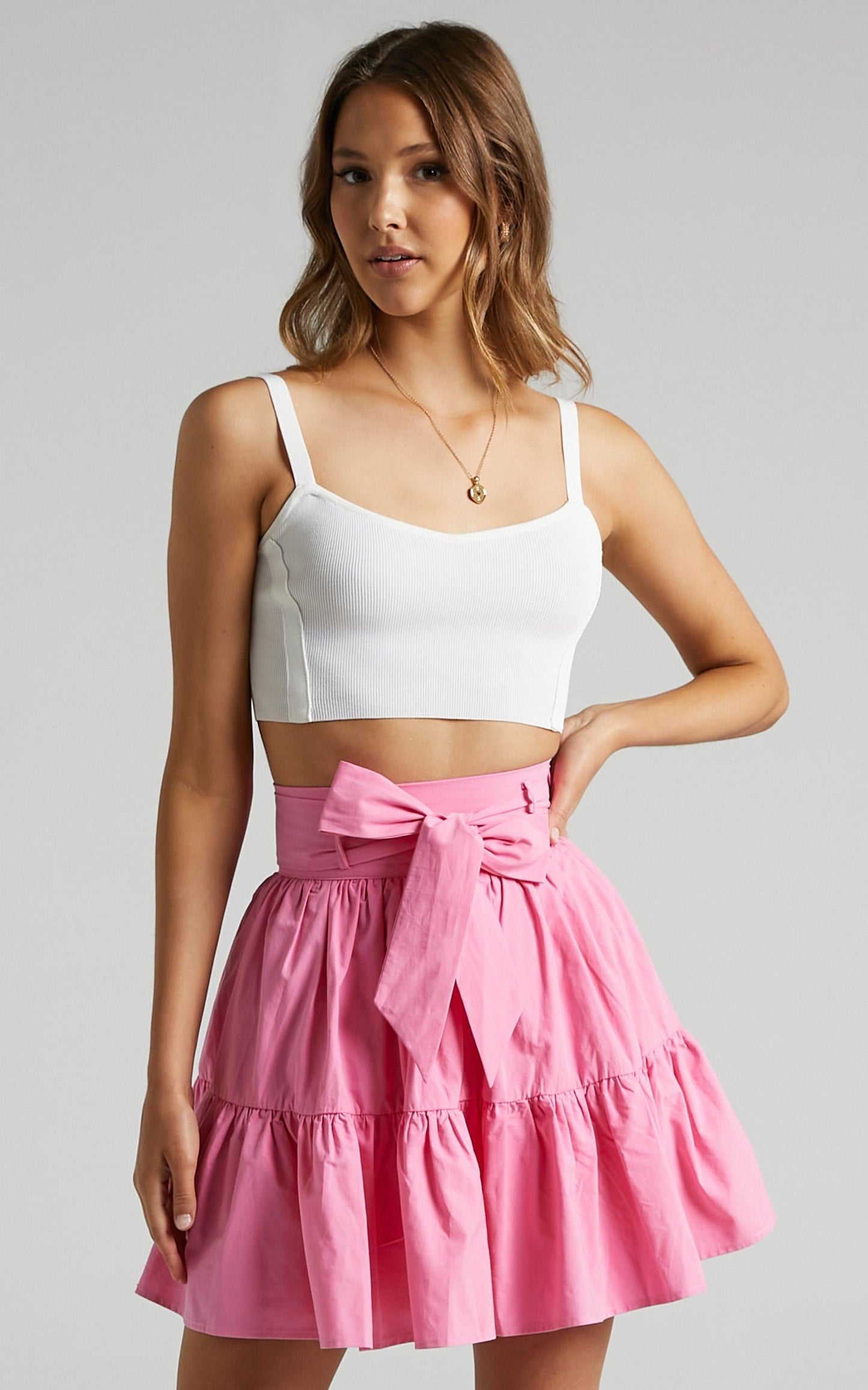 Sabah Skirt in Bubblegum Pink