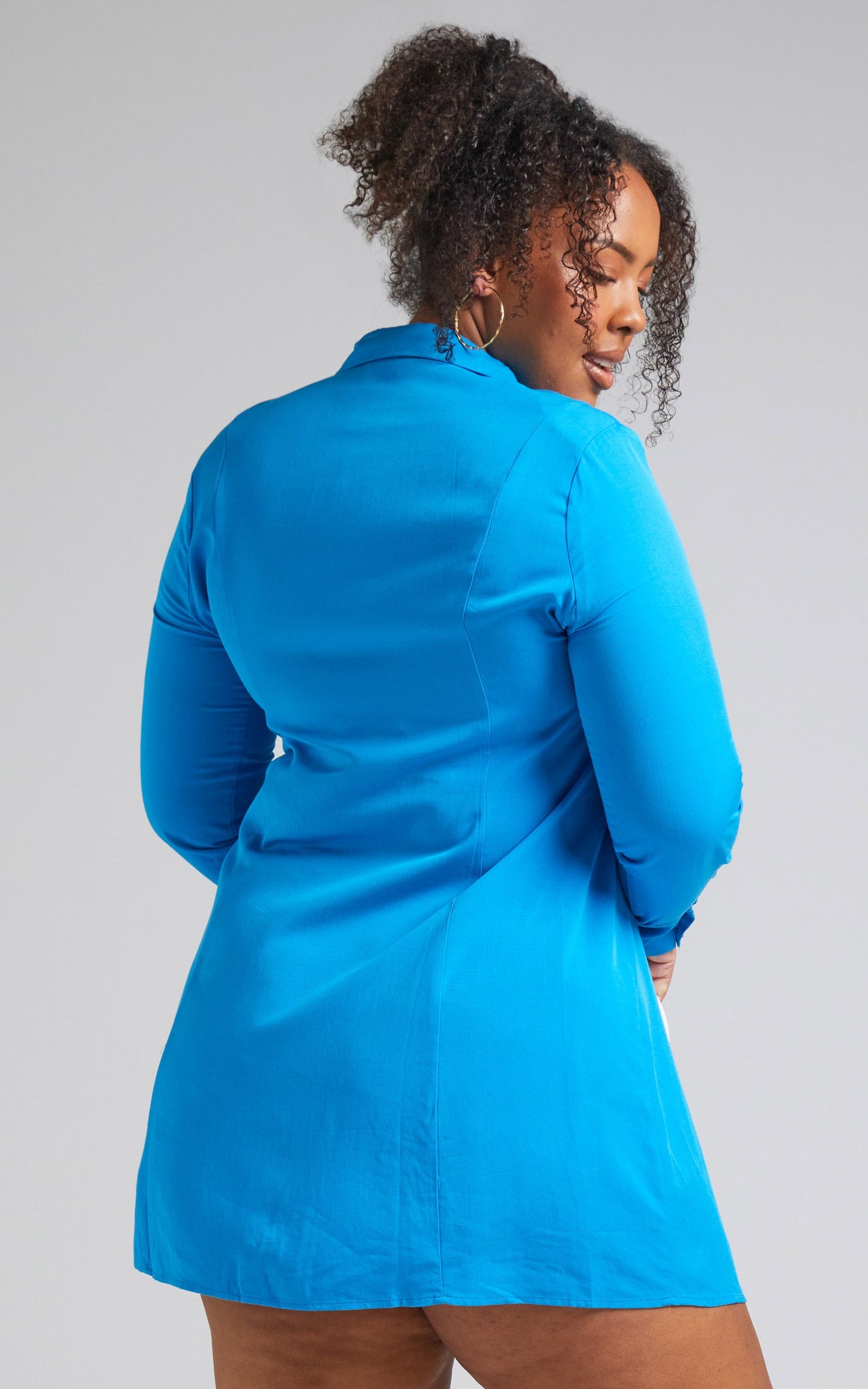 Coco Mini Dress in Cobalt